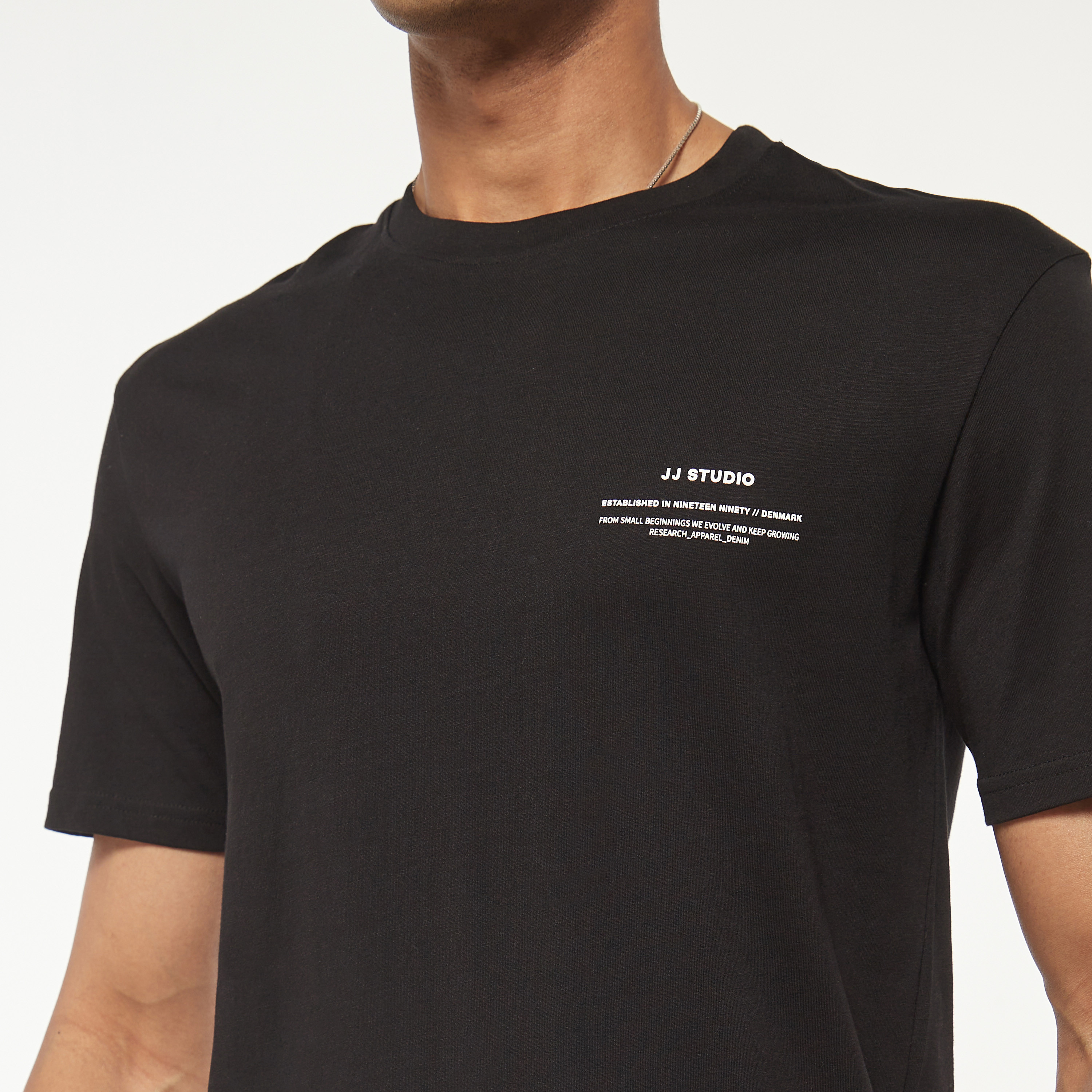 Jack & Jones Plain Crew Neck Short Sleeves T-Shirt-men-clothing-tshirtsandpolos-tshirts-image-4