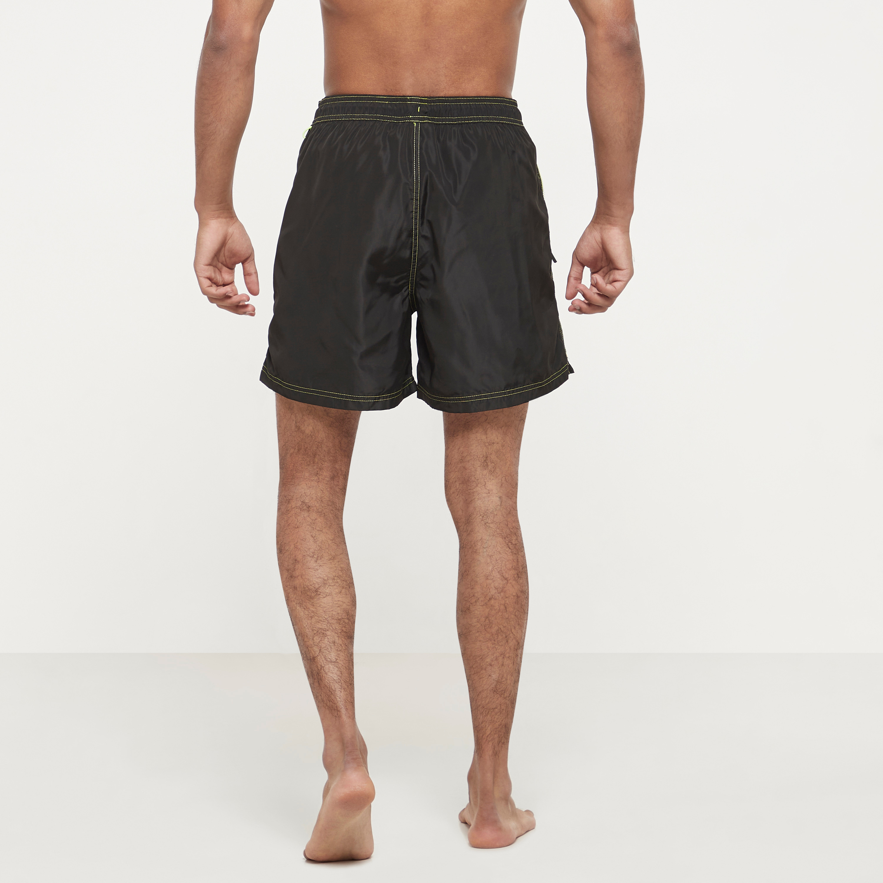 Jack & Jones Plain Mid-Rise Drawstring Shorts-men-clothing-swimandbeach-shorts-image-3