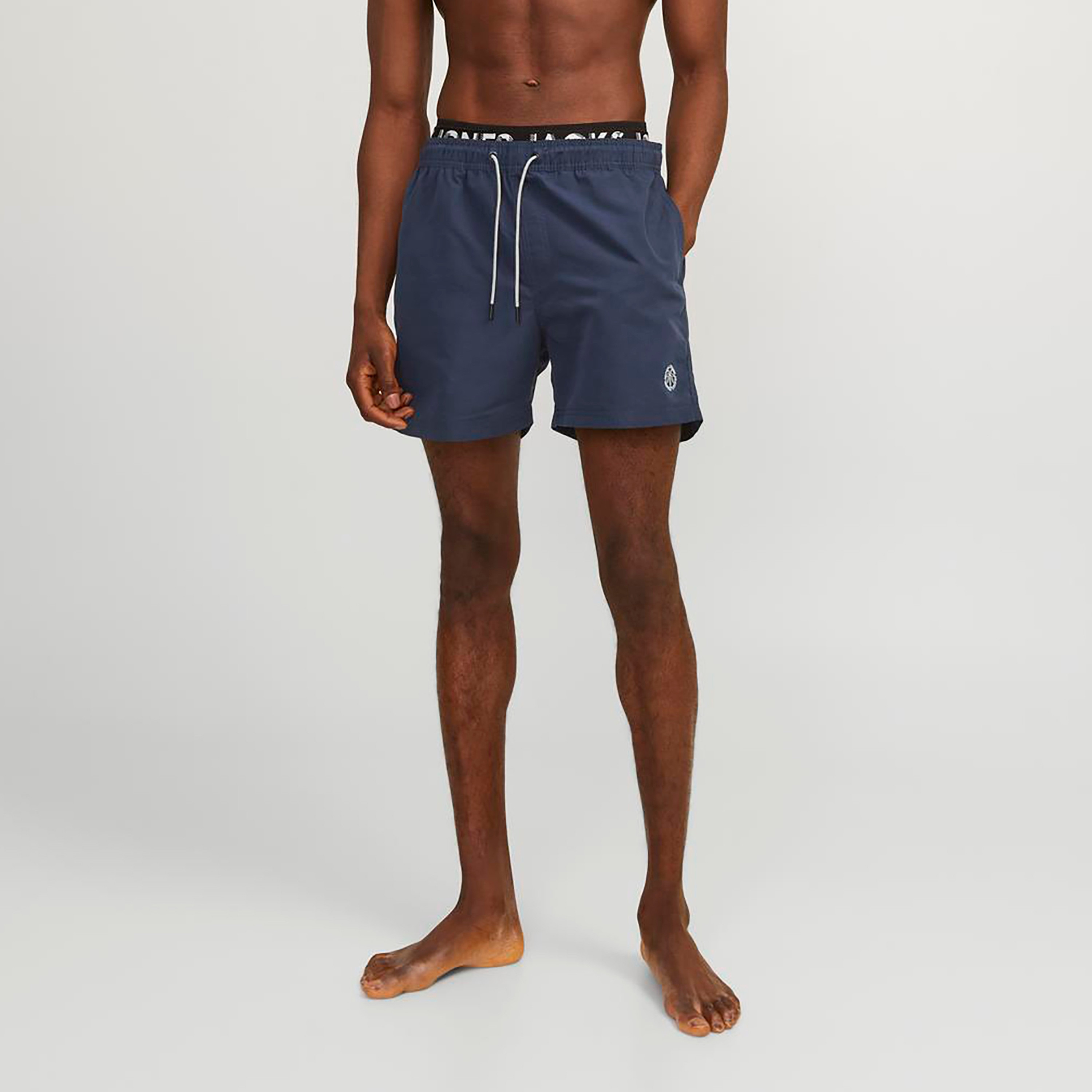 شورت سباحة برباط على الخصر من جاك آند جونز -men-clothing-bottoms-shorts-image-5