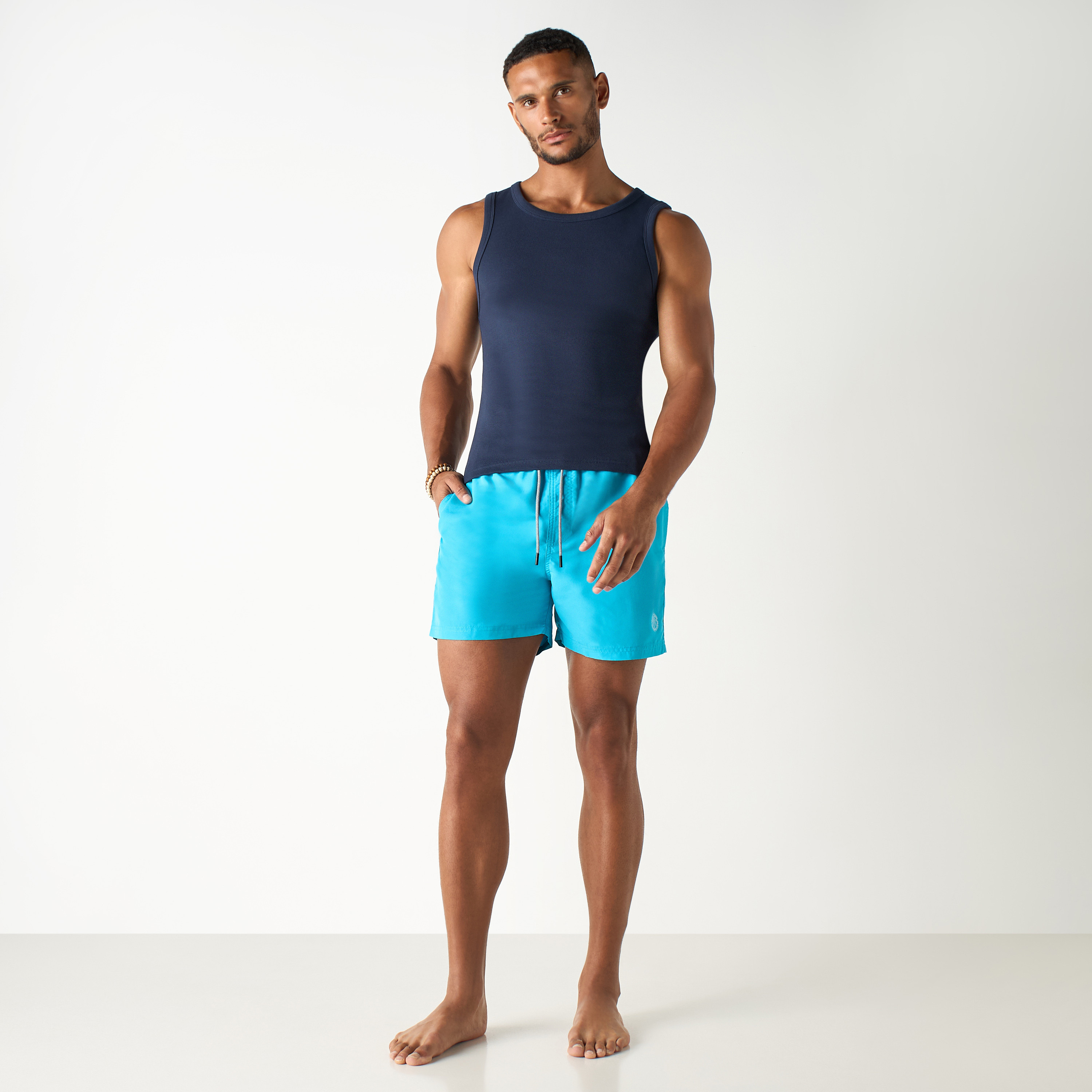شورت سباحة برباط على الخصر من جاك آند جونز -men-clothing-bottoms-shorts-image-2