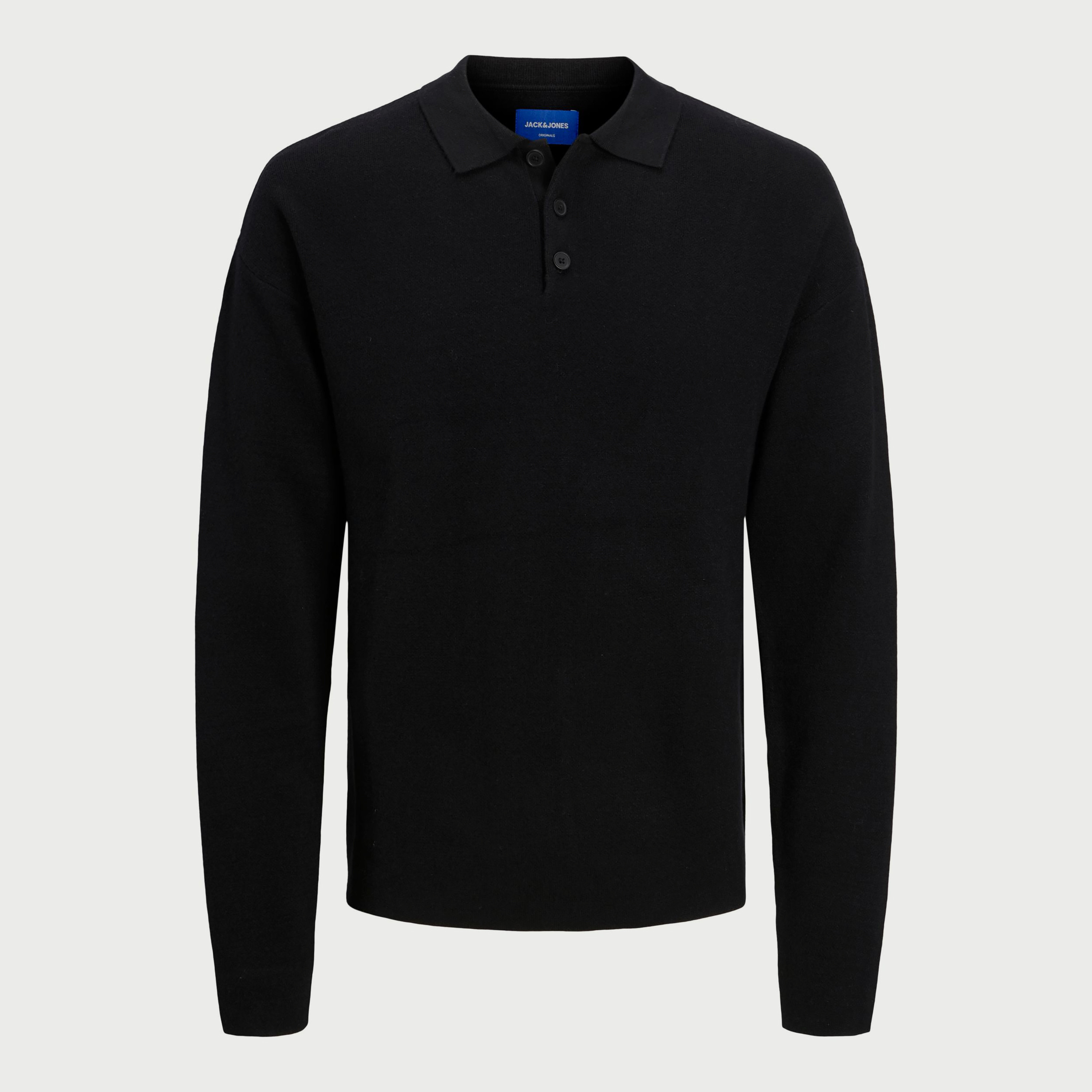 Jack & Jones Plain Long Sleeves Polo Pullover-men-clothing-sweatersandpullovers-image-1