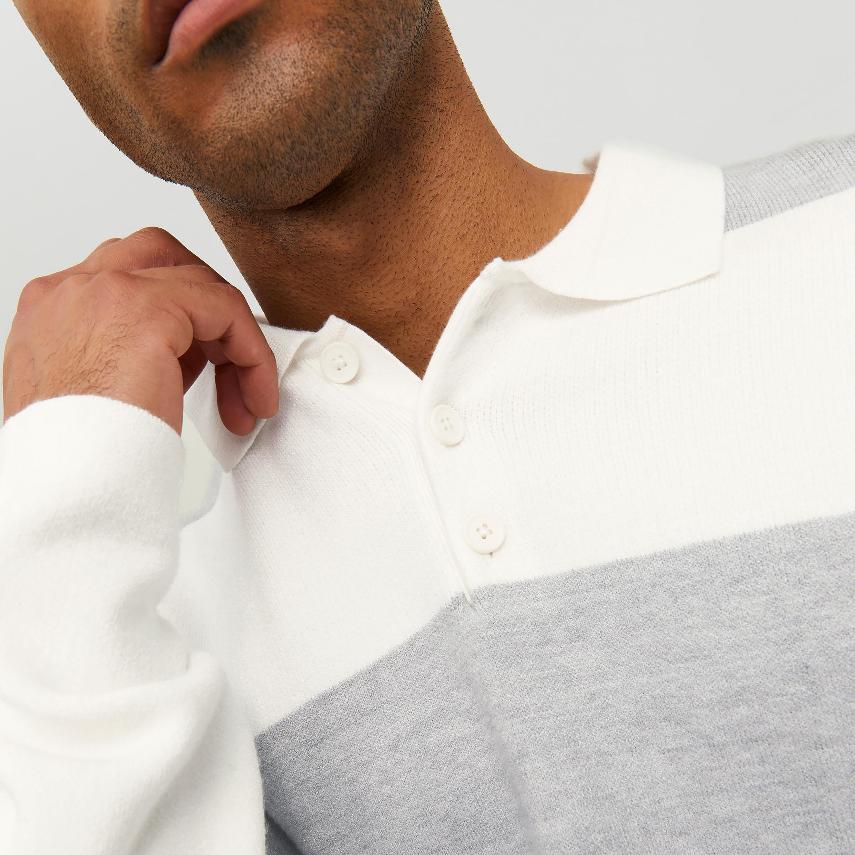 Jack & Jones Plain Long Sleeves Polo Pullover-men-clothing-sweatersandpullovers-image-4