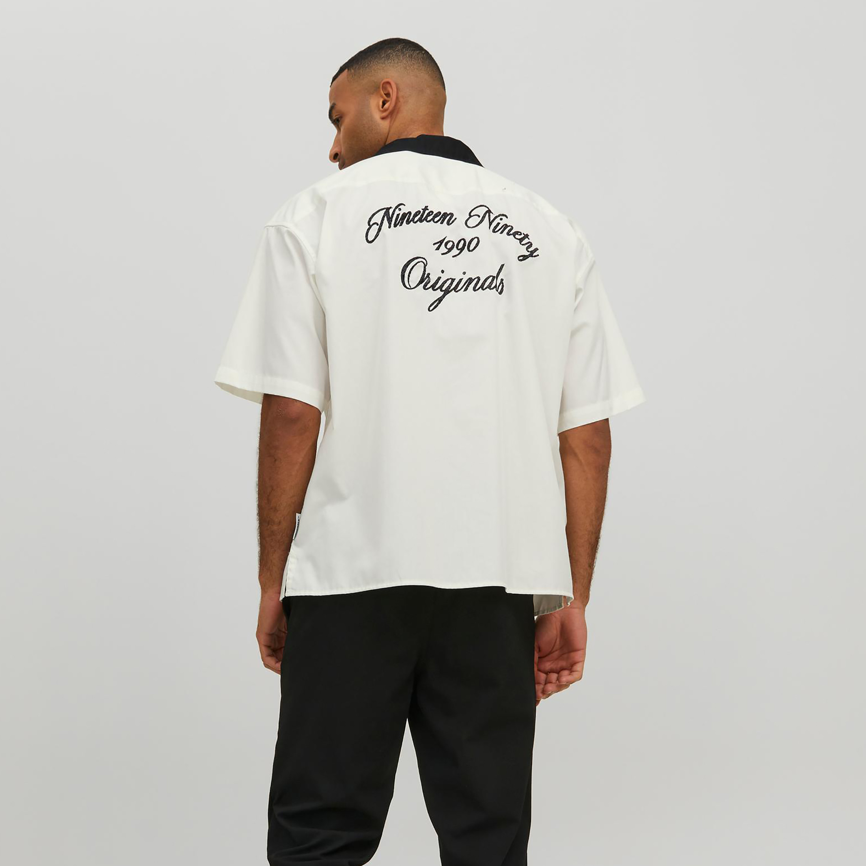 Jack & Jones Printed Collared Short Sleeves Casual Shirt-men-clothing-shirts-image-4