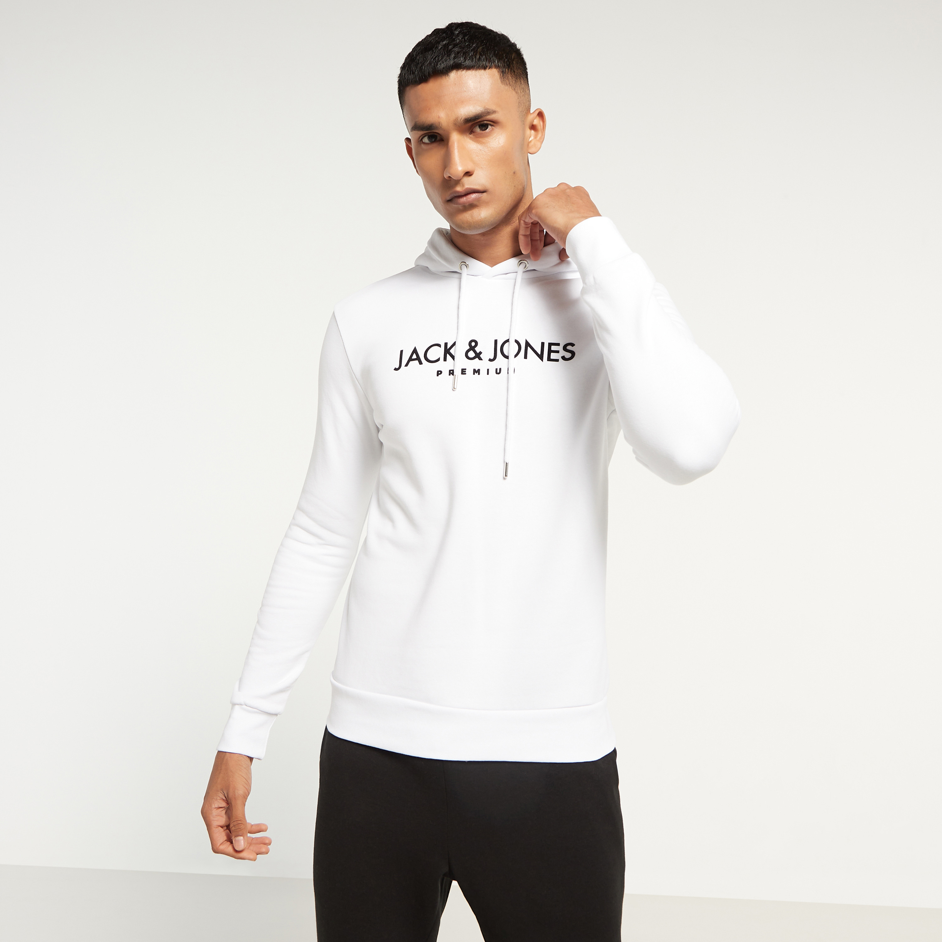 Jack & Jones Logo Long Sleeves Hoodie-men-winterwear-hoodiesandsweatshirts-image-1
