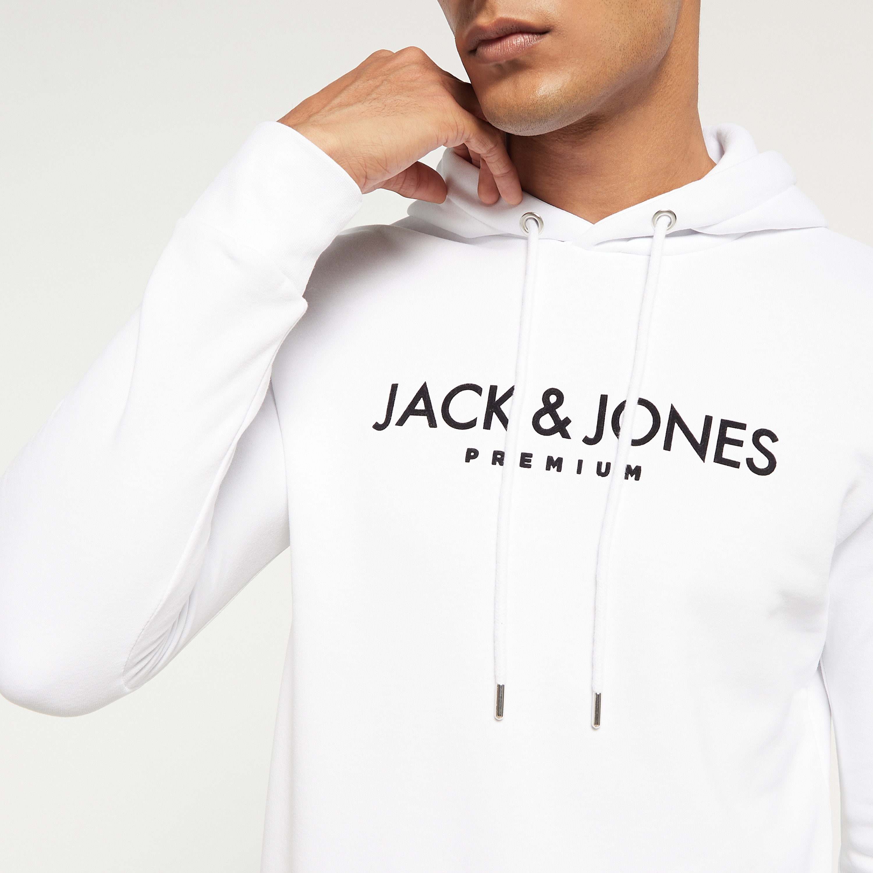 Jack & Jones Logo Long Sleeves Hoodie-men-winterwear-hoodiesandsweatshirts-image-4
