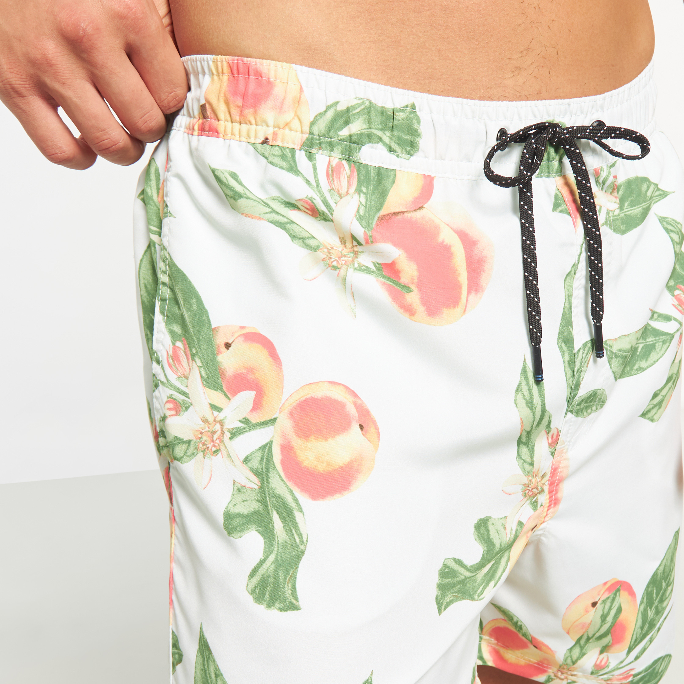 Jack & Jones Floral Mid Waist Drawstring Swim Shorts-men-clothing-swimandbeach-shorts-image-8