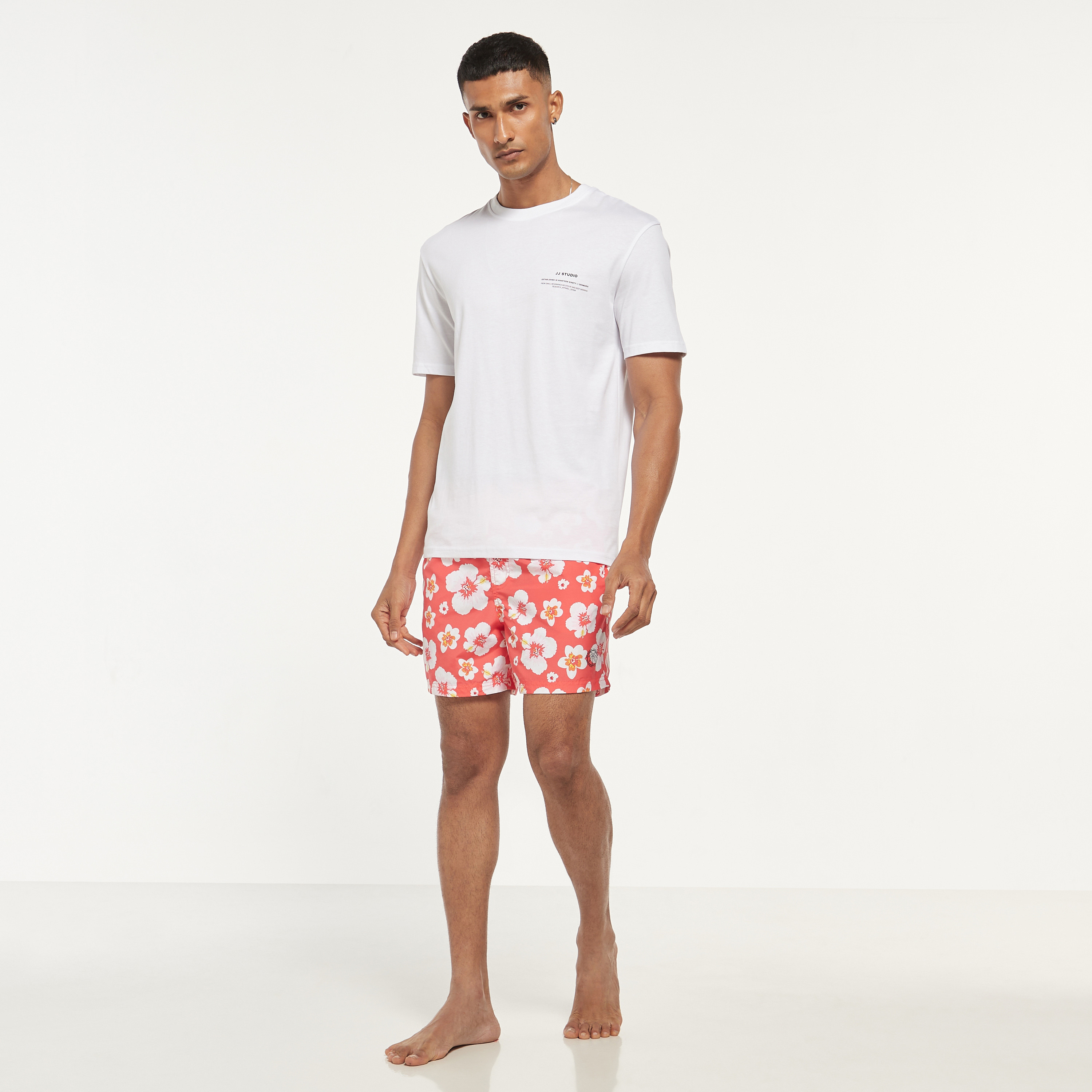 Jack & Jones Floral Mid Waist Drawstring Swim Shorts-men-clothing-swimandbeach-shorts-image-10
