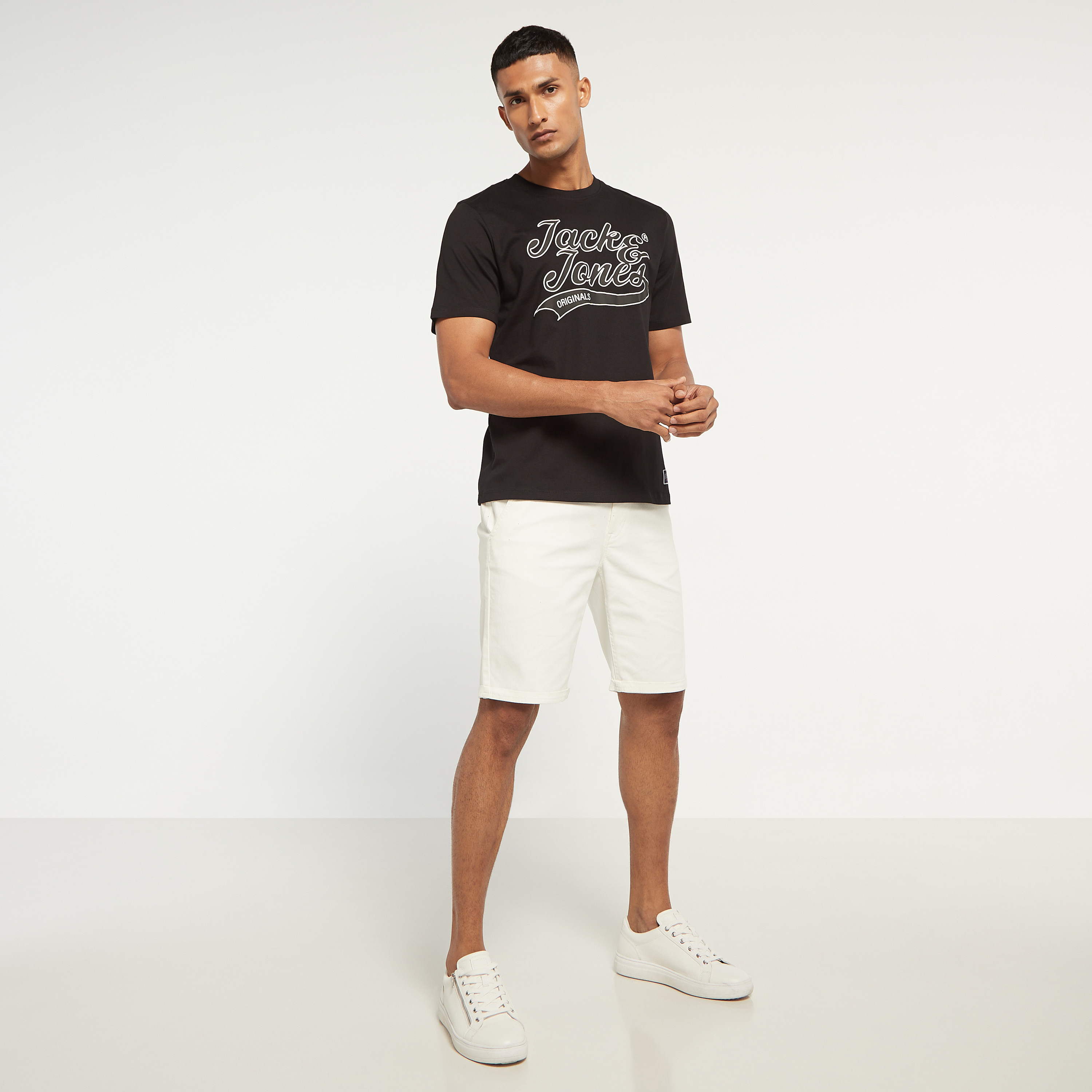 Jack & Jones Logo Crew Neck Short Sleeves T-Shirt-men-clothing-tshirtsandpolos-tshirts-image-2