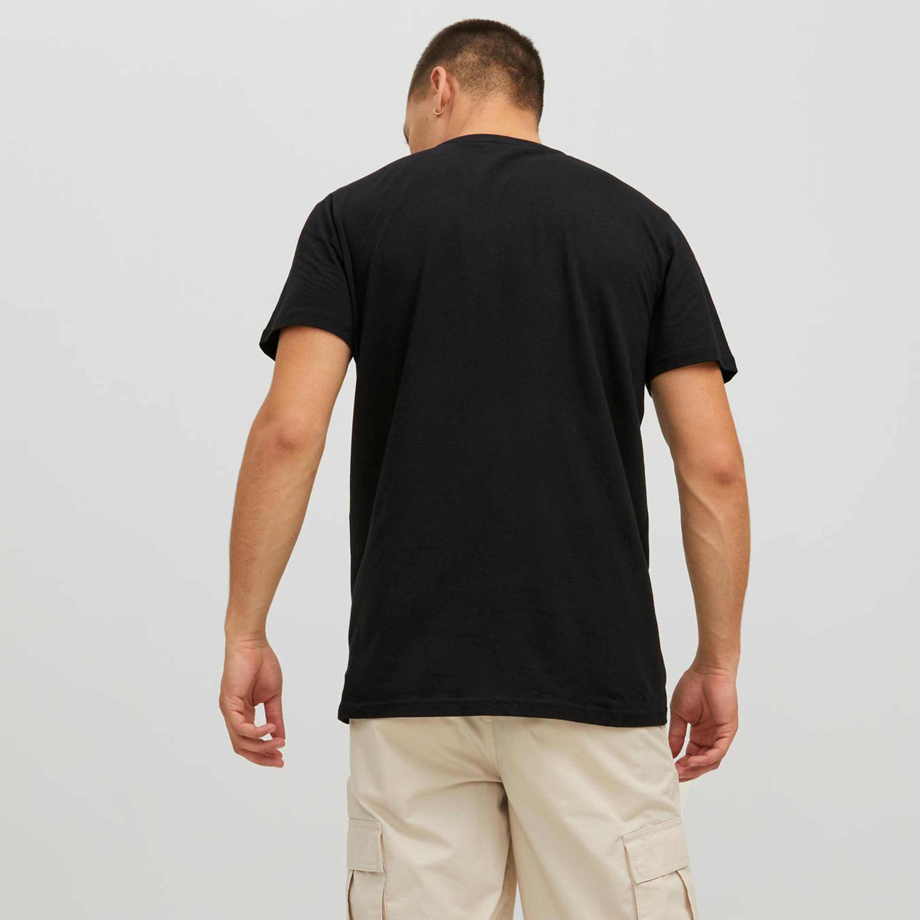 Jack & Jones Logo Crew Neck Short Sleeves T-Shirt-men-clothing-tshirtsandpolos-tshirts-image-4