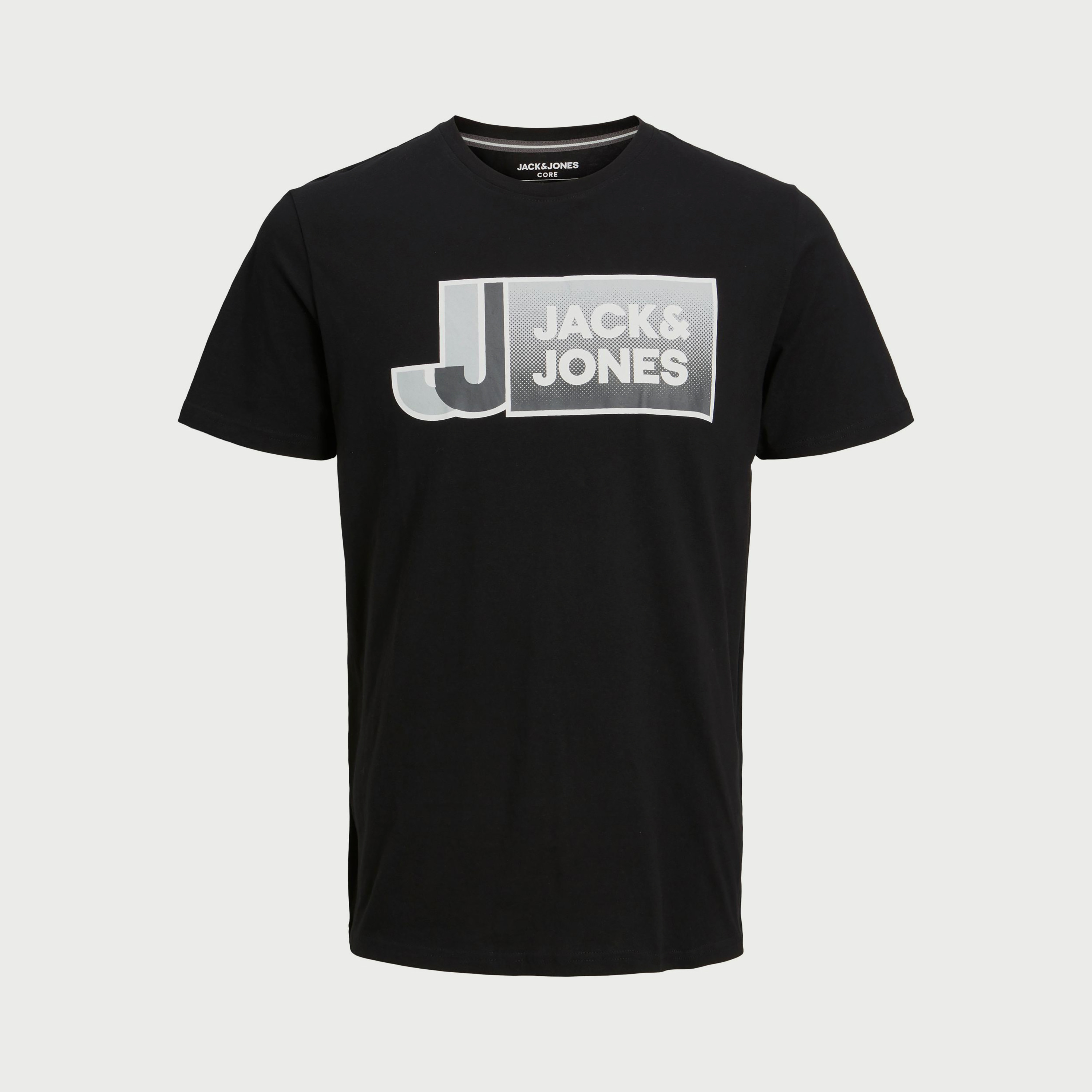 تي شيرت من جاك آند جونز مع شعار بأكمام قصيرة و ياقة مستديرة-men-clothing-tshirtsandpolos-tshirts-image-5