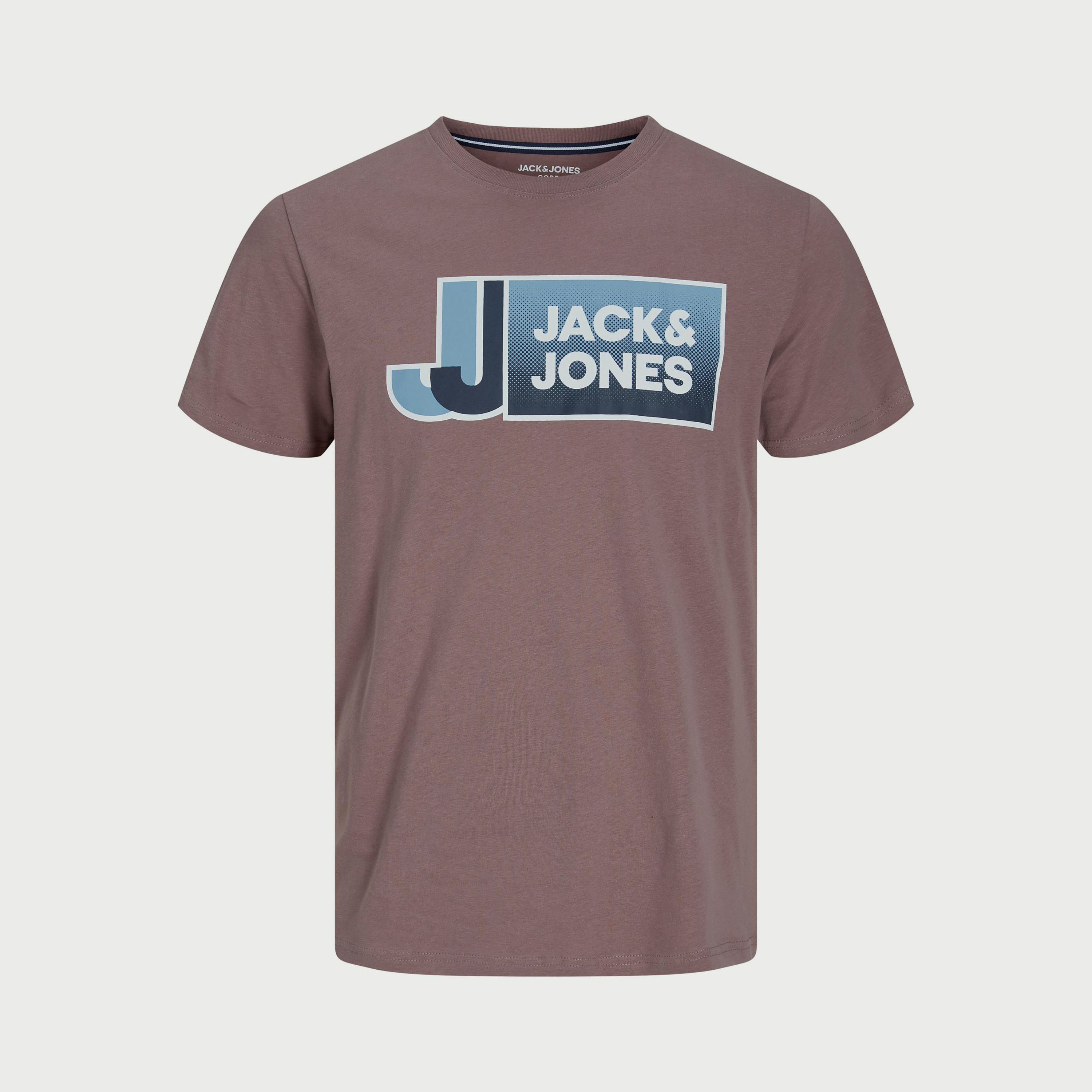 تي شيرت من جاك آند جونز مع شعار بأكمام قصيرة و ياقة مستديرة-men-clothing-tshirtsandpolos-tshirts-image-15