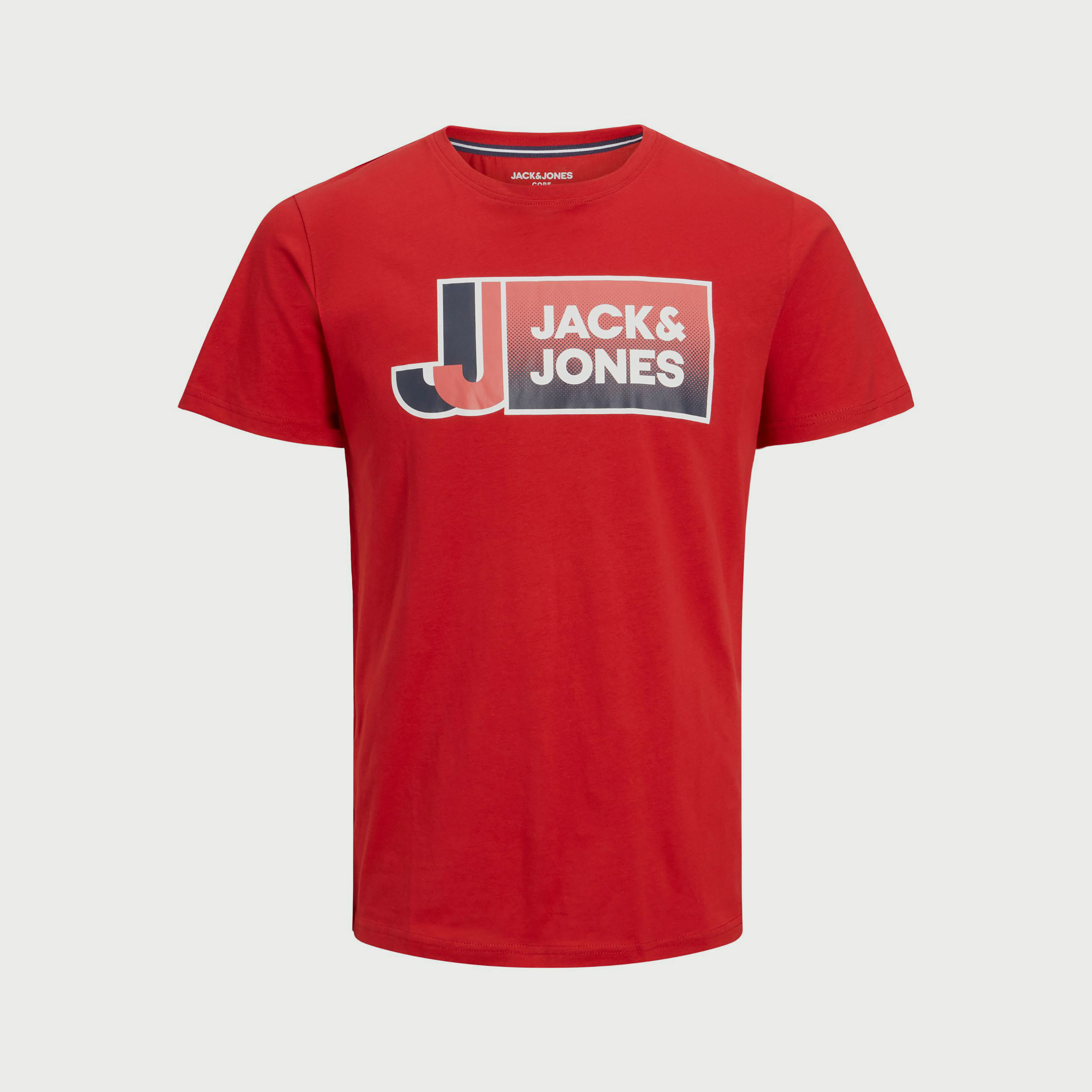 تي شيرت من جاك آند جونز مع شعار بأكمام قصيرة و ياقة مستديرة-men-clothing-tshirtsandpolos-tshirts-image-20