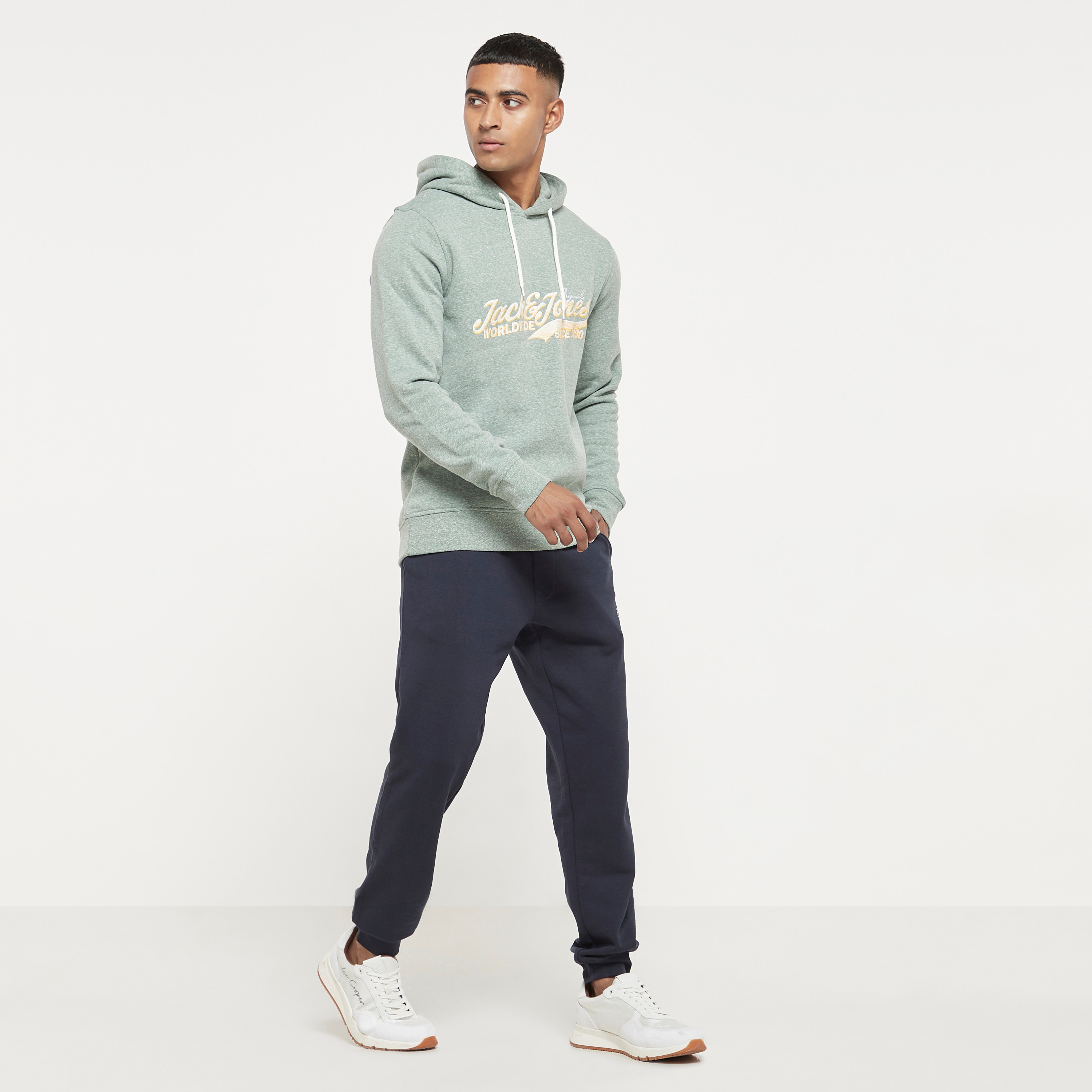 Jack & Jones Men Navy Blue Printed Hoodie-men-winterwear-hoodiesandsweatshirts-image-6