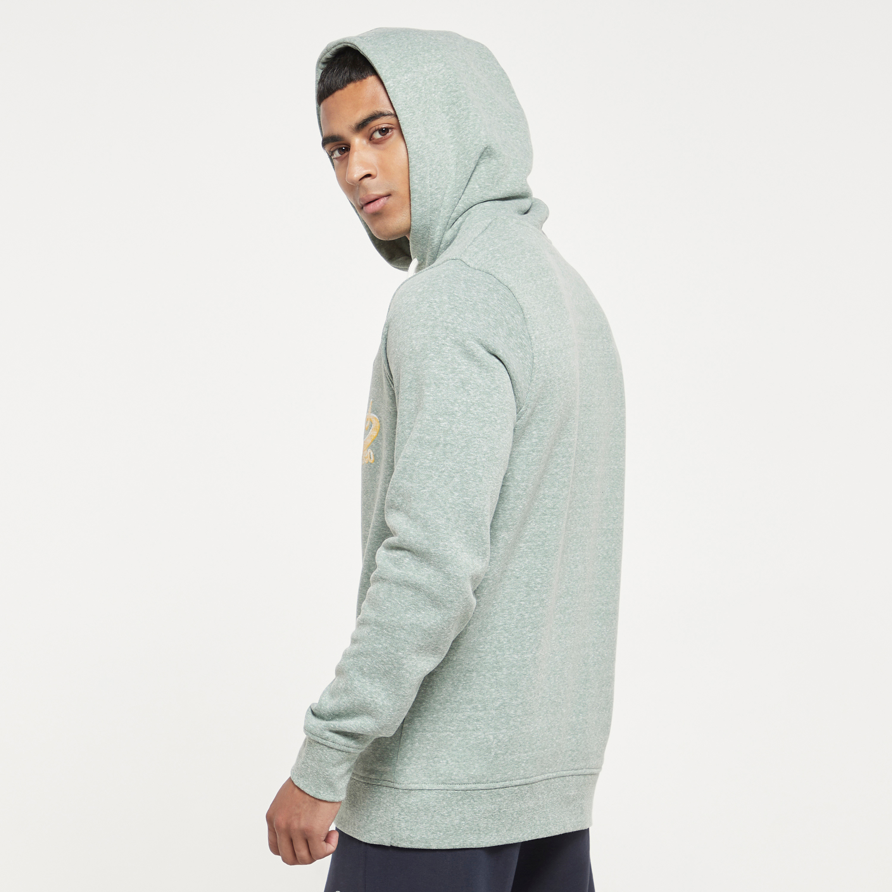 Jack & Jones Men Navy Blue Printed Hoodie-men-winterwear-hoodiesandsweatshirts-image-7