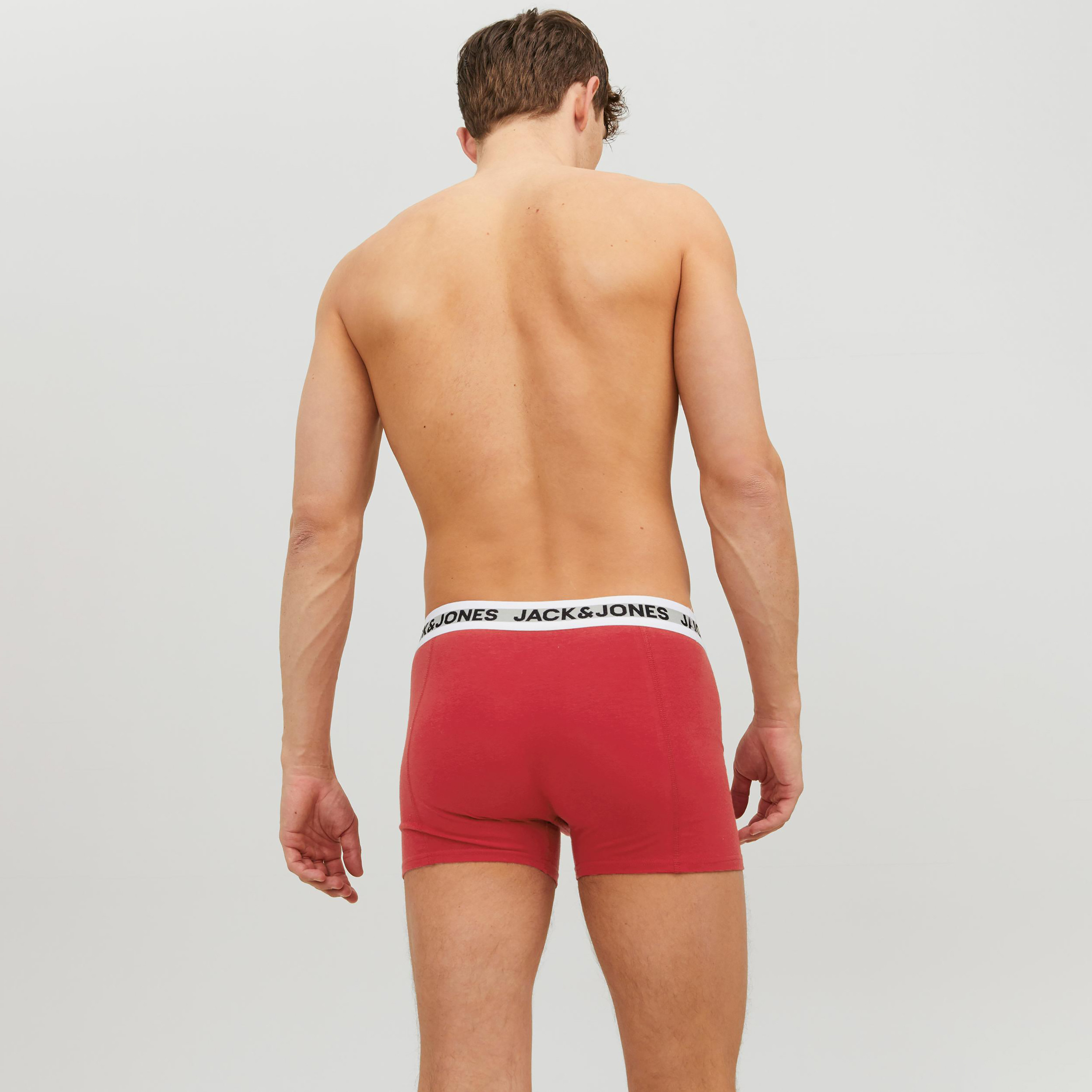 Jack & Jones Pack of 3 Plain Mid-Rise Trunks-men-clothing-innerwear-underwear-image-4