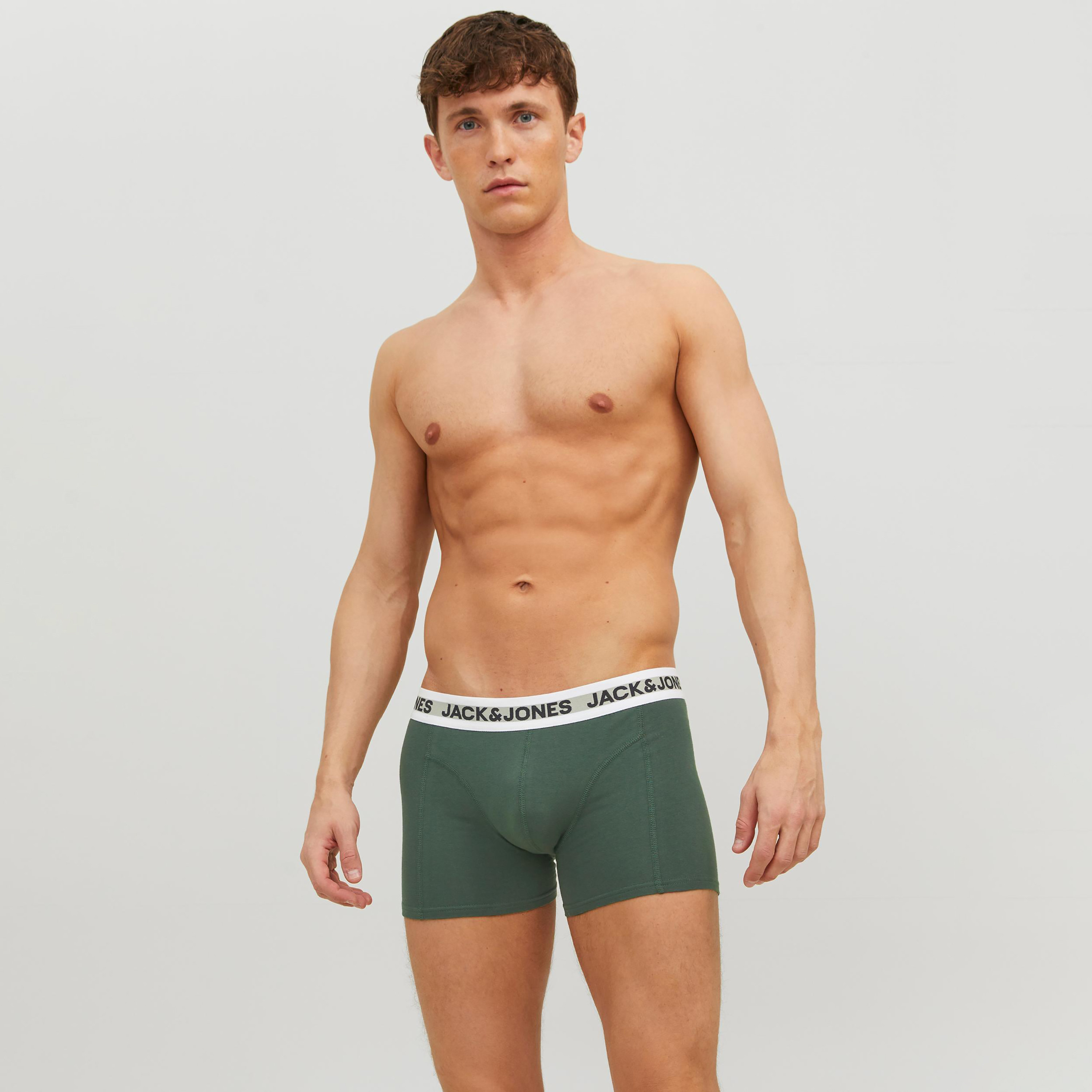 Jack & Jones Pack of 3 Plain Mid-Rise Trunks-men-clothing-innerwear-underwear-image-7