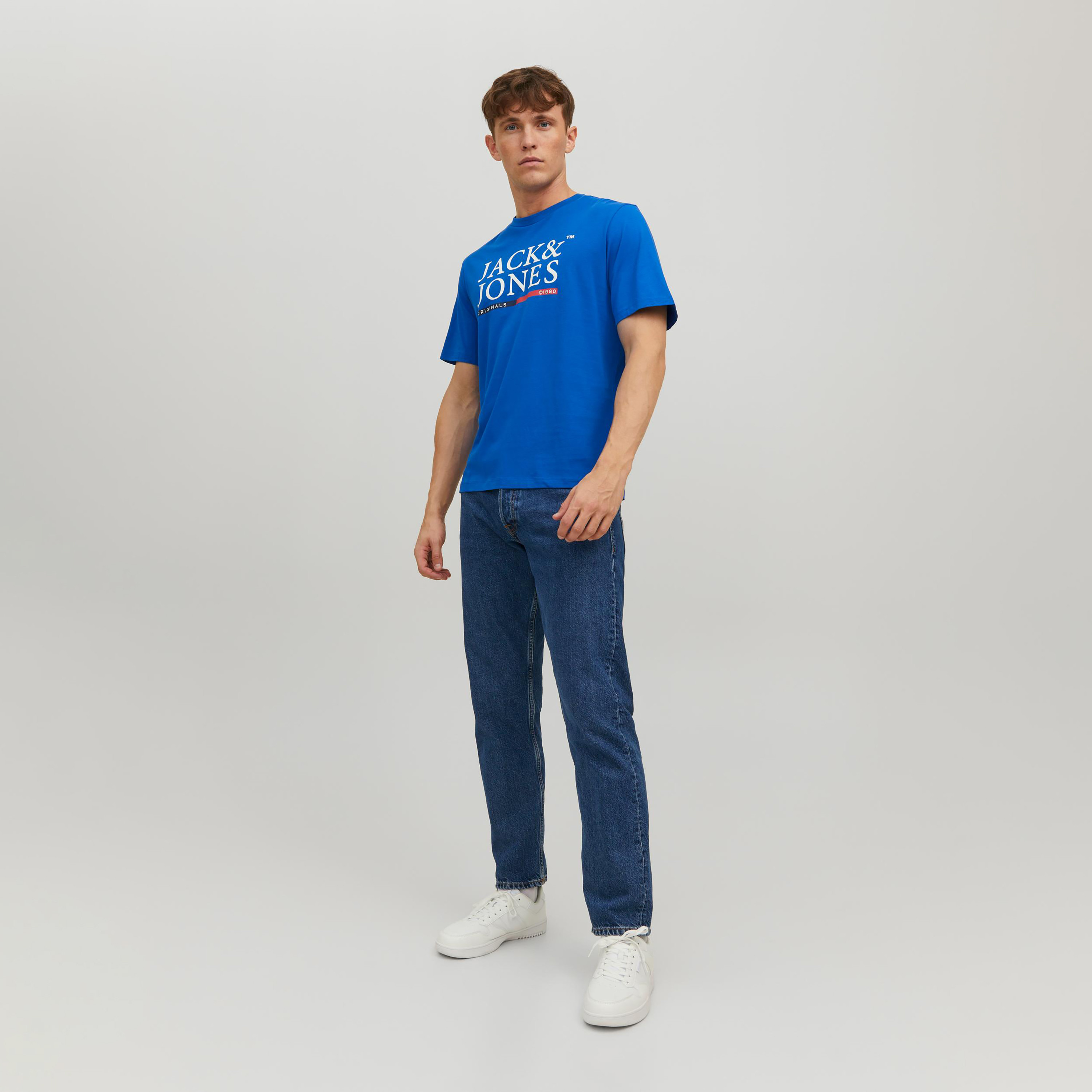 Jack & Jones Logo Crew Neck Short Sleeves T-Shirt-men-clothing-tshirtsandpolos-tshirts-image-2