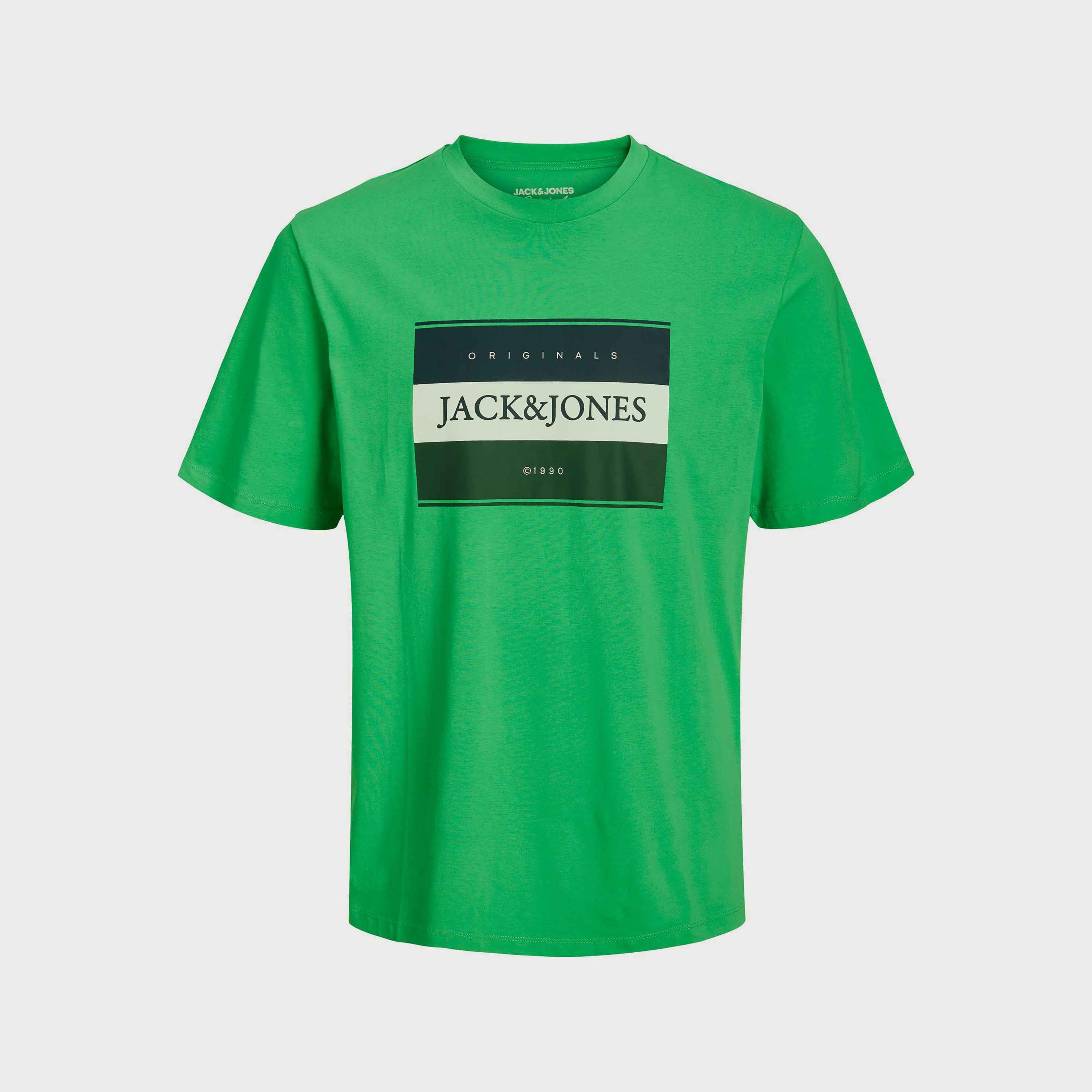 تي شيرت من جاك آند جونز مع شعار بأكمام قصيرة و ياقة مستديرة-men-clothing-tshirtsandpolos-tshirts-image-10