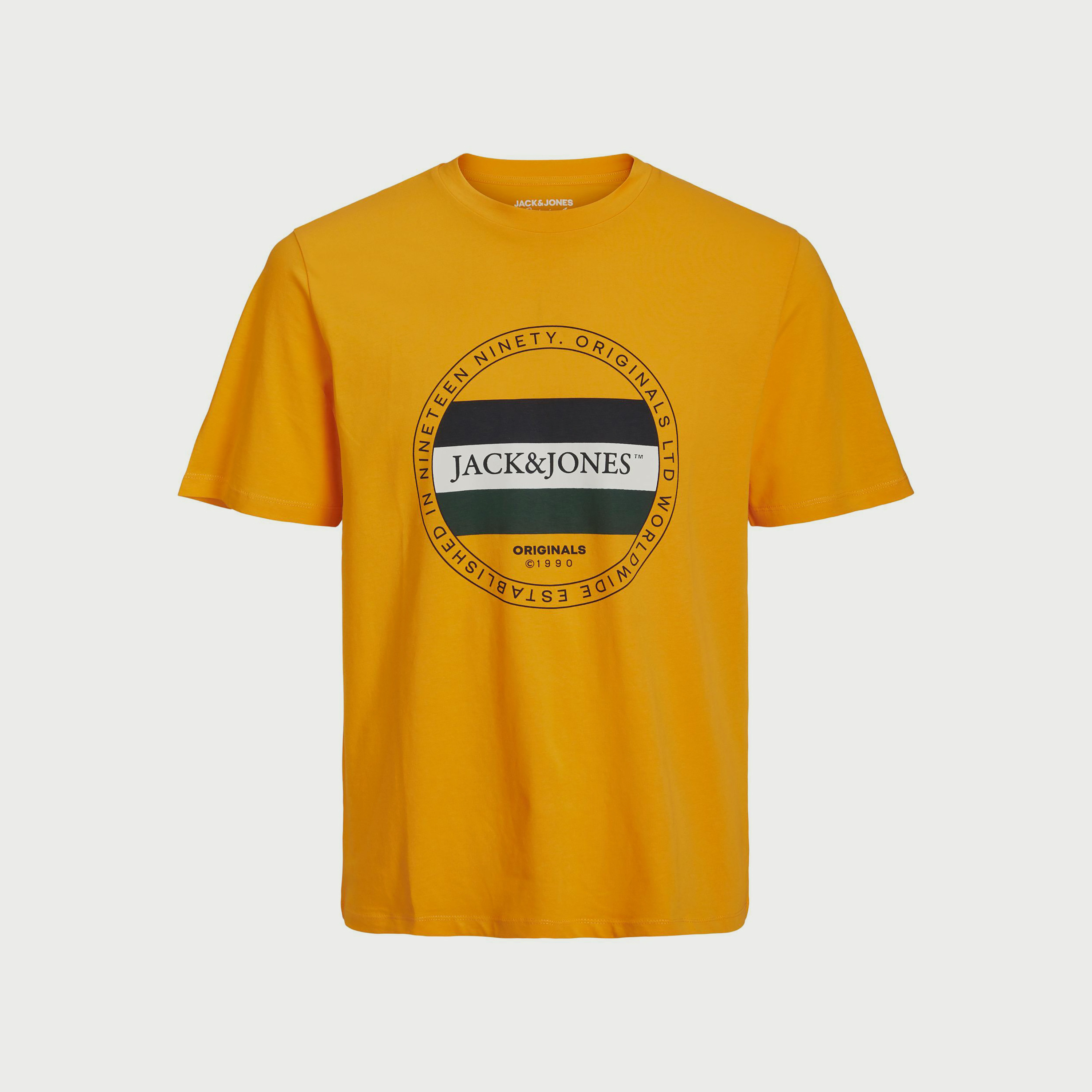 تي شيرت من جاك آند جونز مع شعار بأكمام قصيرة و ياقة مستديرة-men-clothing-tshirtsandpolos-tshirts-image-10