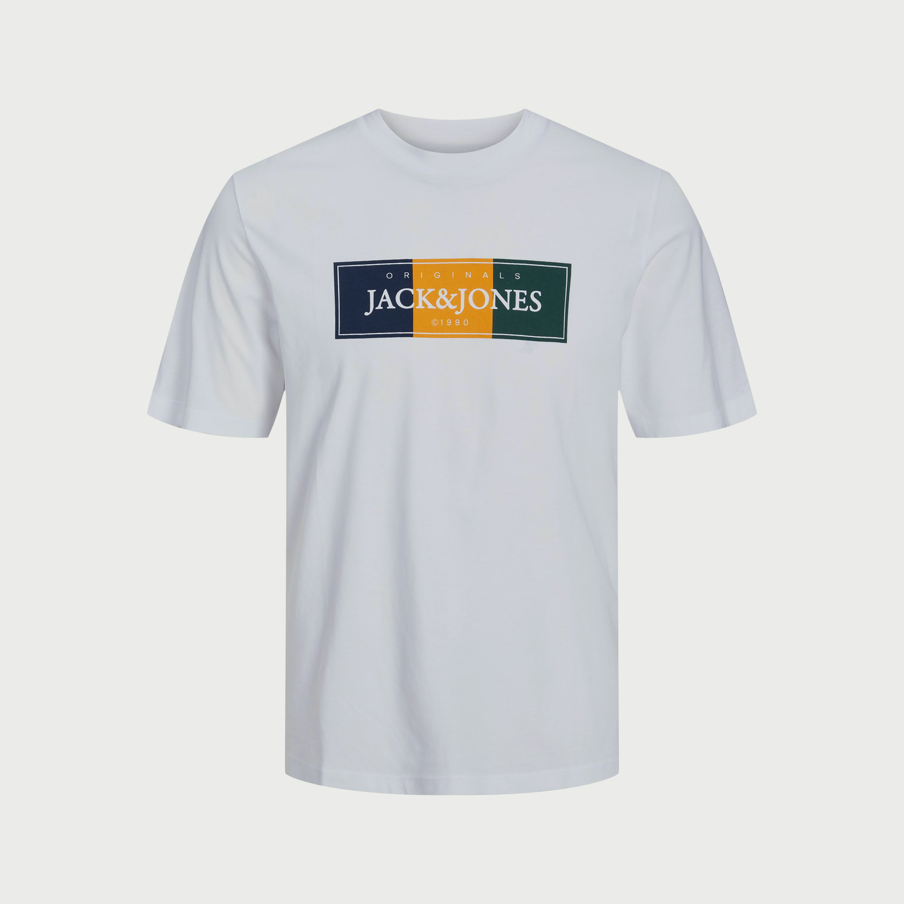 تي شيرت من جاك آند جونز مع شعار بأكمام قصيرة و ياقة مستديرة-men-clothing-tshirtsandpolos-tshirts-image-15