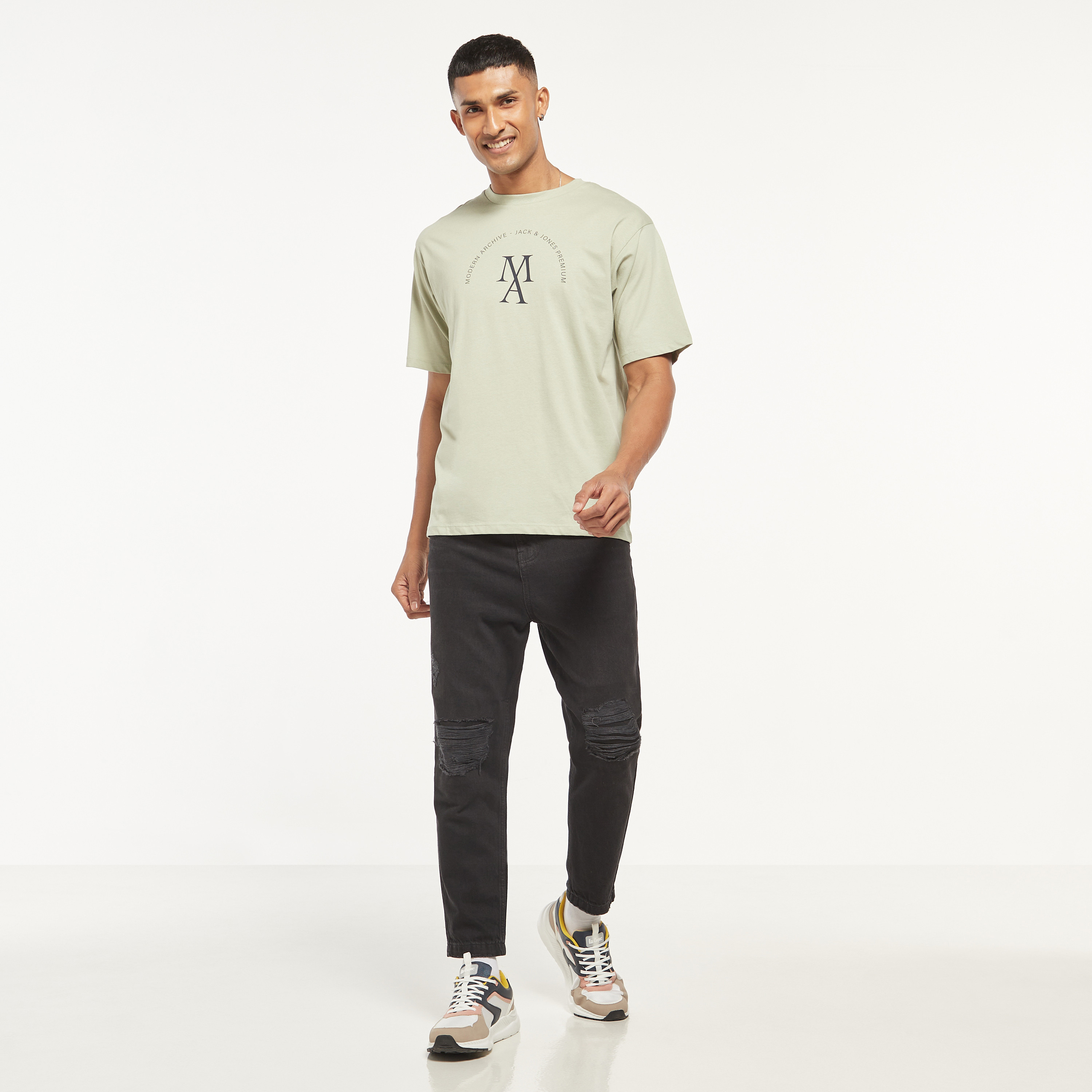 Jack & Jones Printed Crew Neck Short Sleeves T-Shirt-men-clothing-tshirtsandpolos-tshirts-image-2