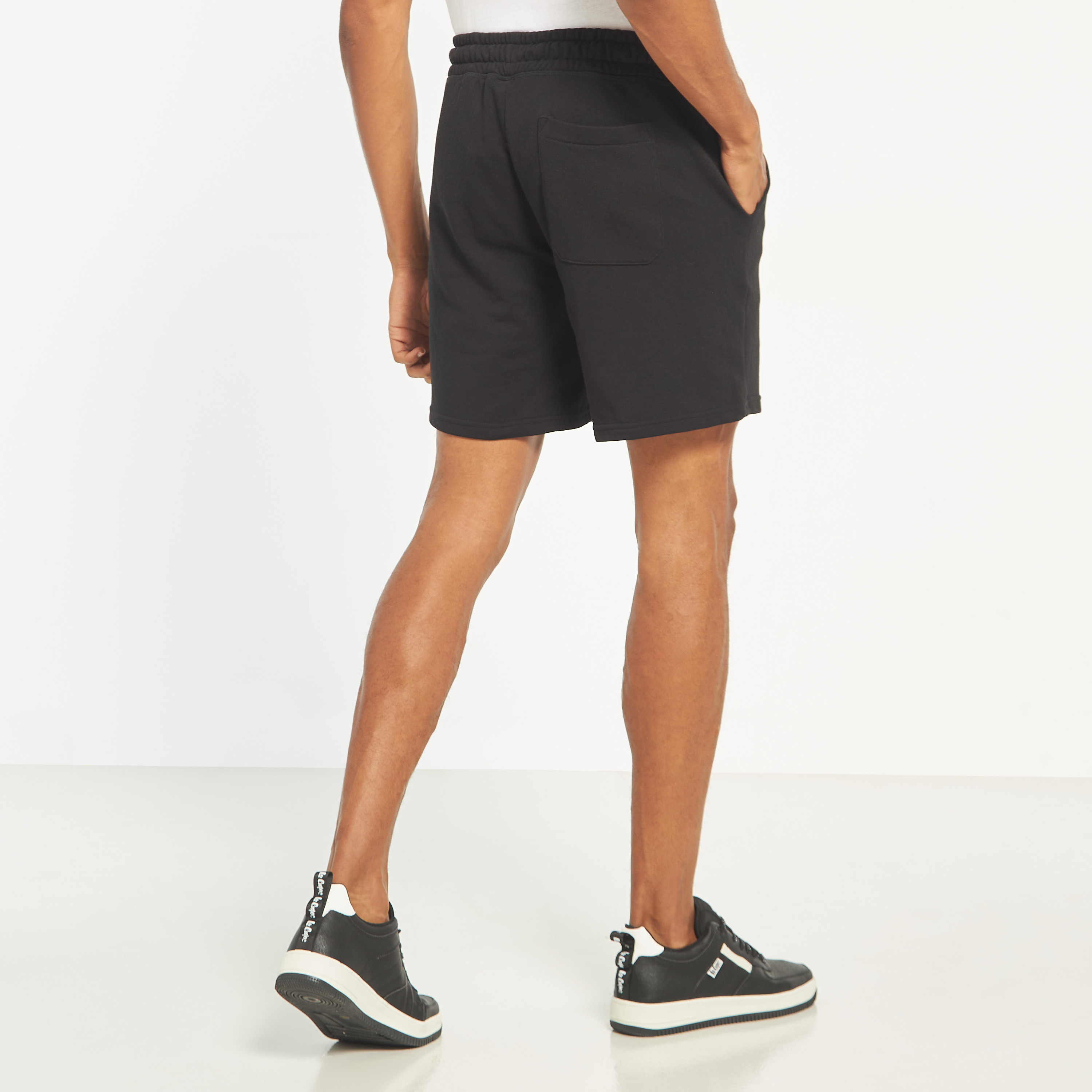 Jack & Jones Logo High-Rise Drawstring Shorts-men-clothing-bottoms-shorts-image-3
