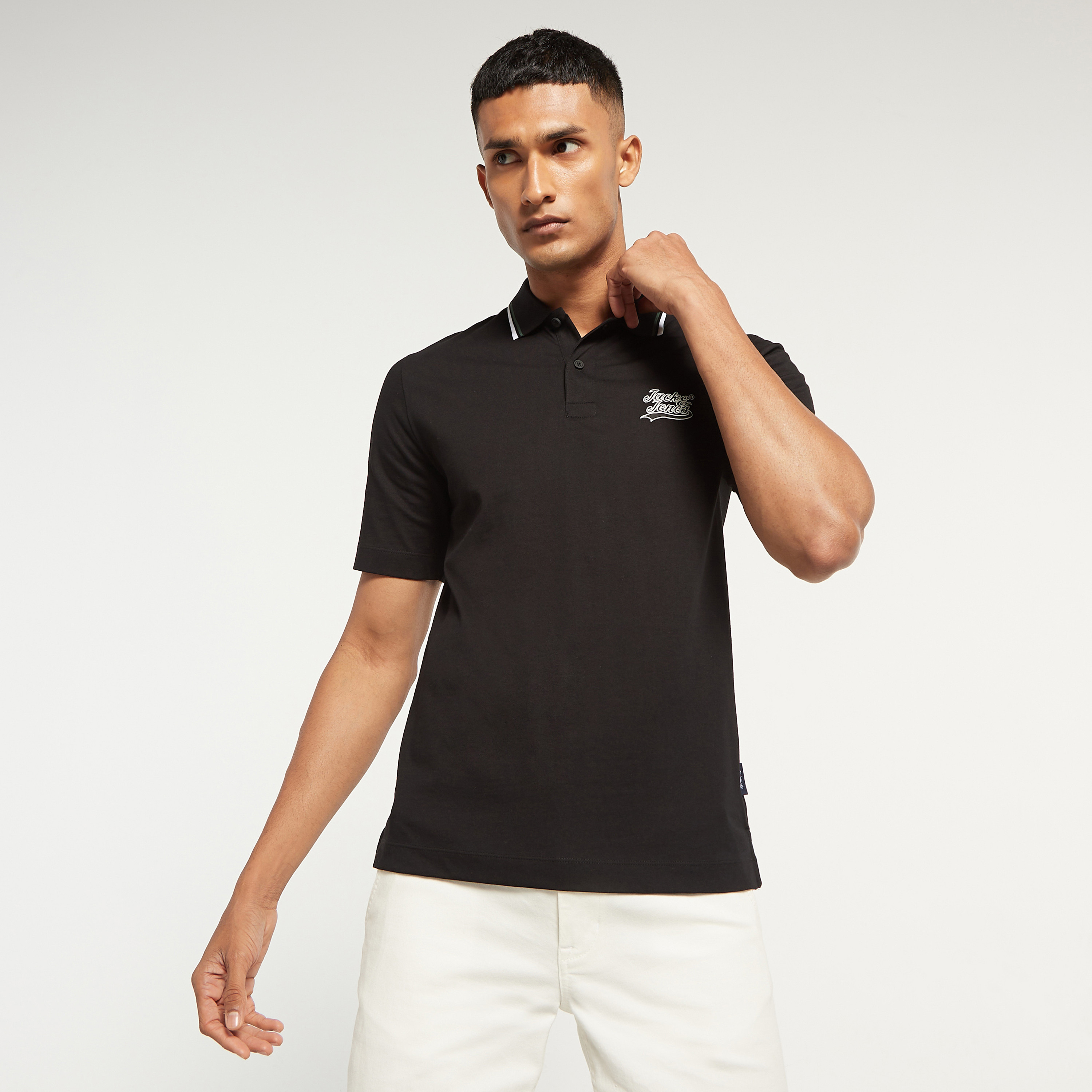 Jack & Jones Logo Short Sleeves Polo T-Shirt-men-clothing-tshirtsandpolos-polos-image-1