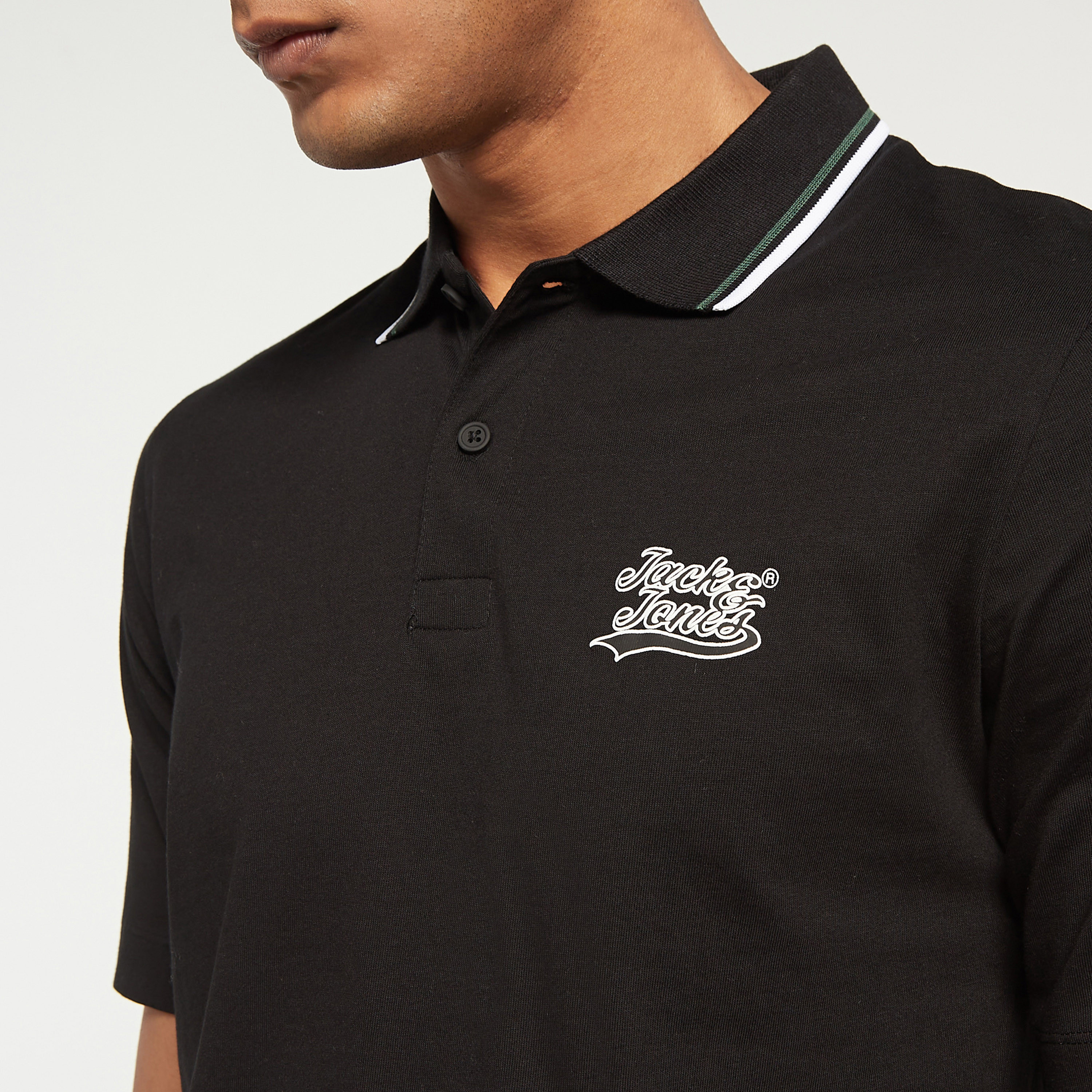 Jack & Jones Logo Short Sleeves Polo T-Shirt-men-clothing-tshirtsandpolos-polos-image-4