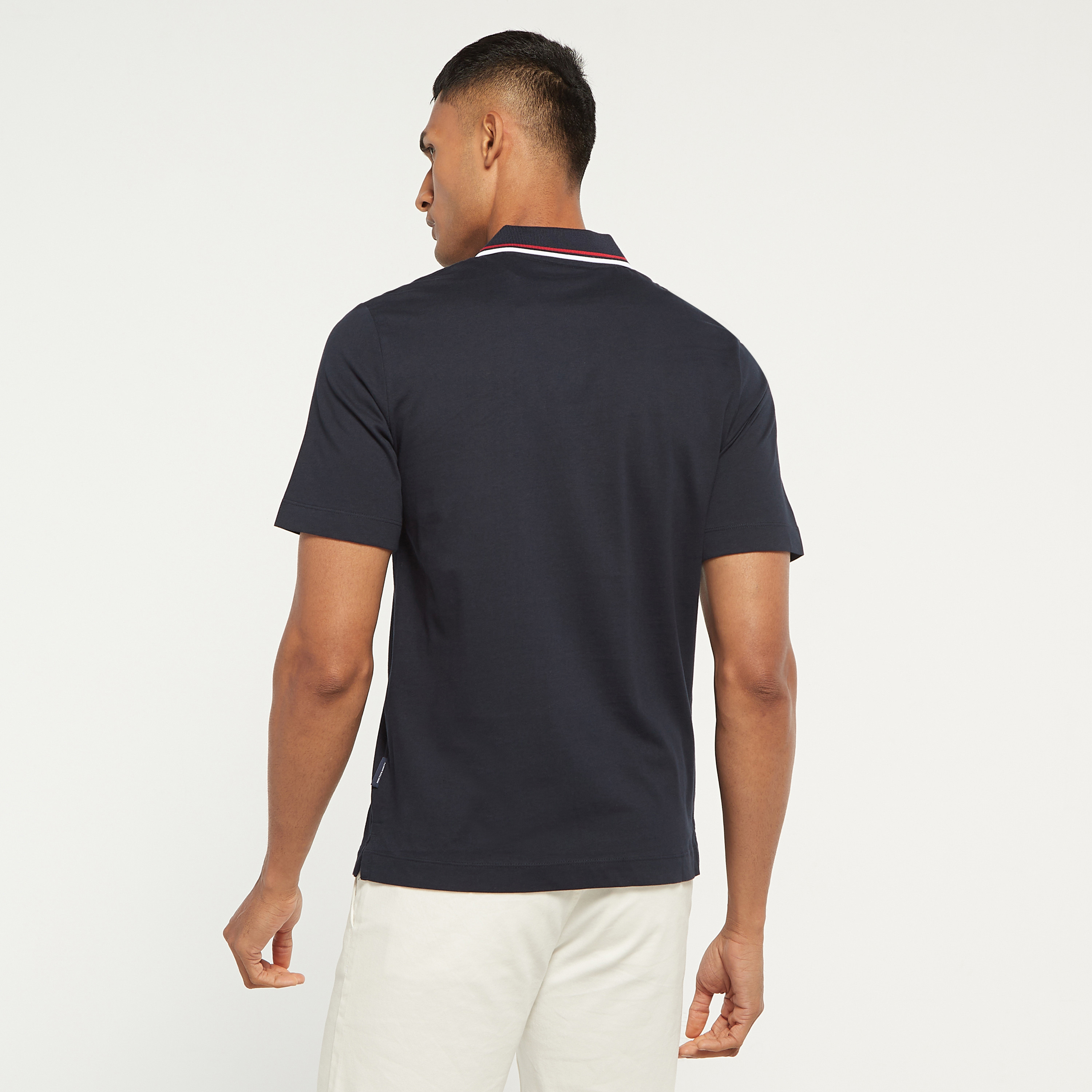 بولو تي شيرت من جاك آند جونز بأكمام قصيرة مع شعار-men-clothing-tshirtsandpolos-polos-image-7