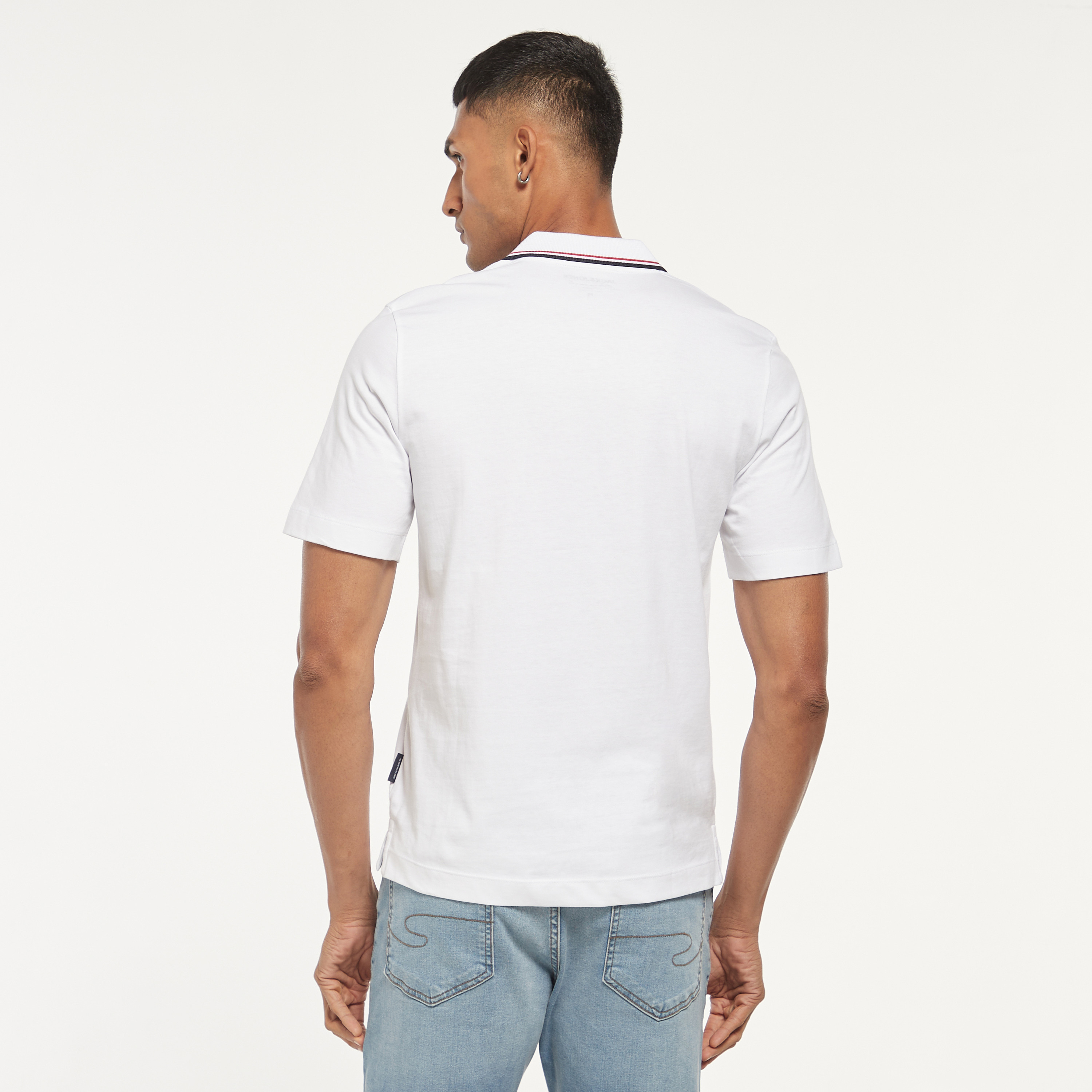 بولو تي شيرت من جاك آند جونز بأكمام قصيرة مع شعار-men-clothing-tshirtsandpolos-polos-image-27