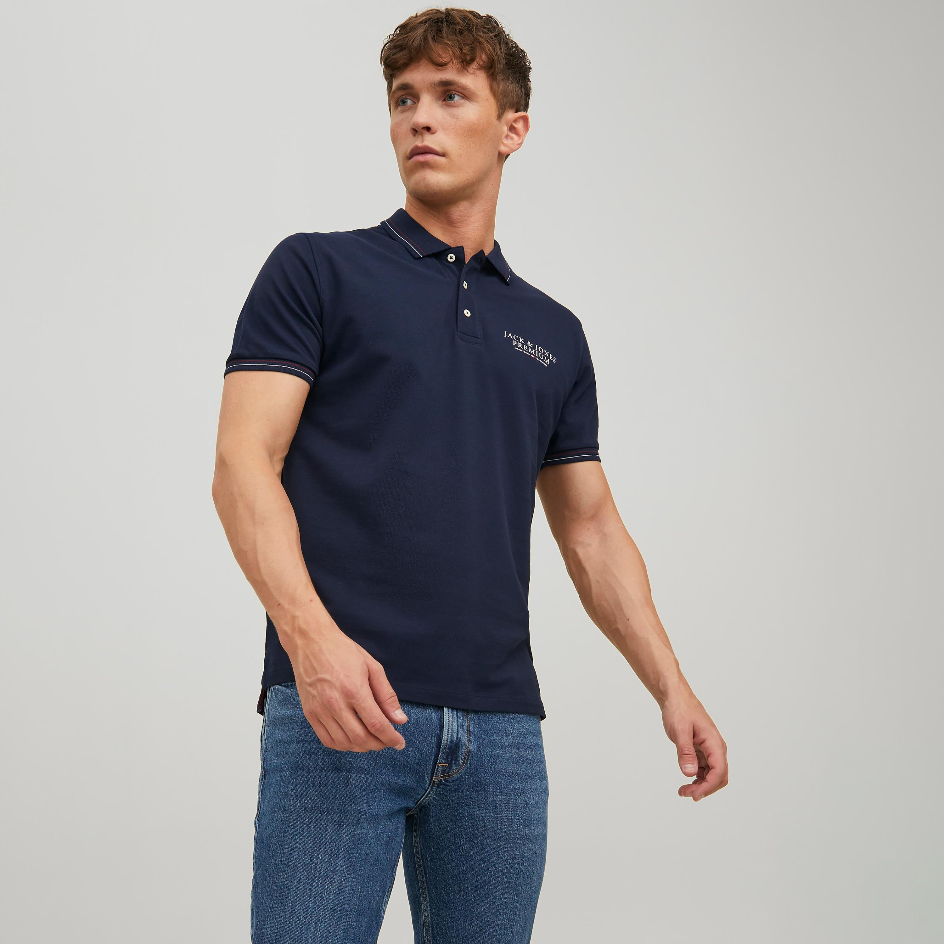 Jack & Jones Printed Short Sleeves Polo T-Shirt-men-clothing-tshirtsandpolos-polos-image-1