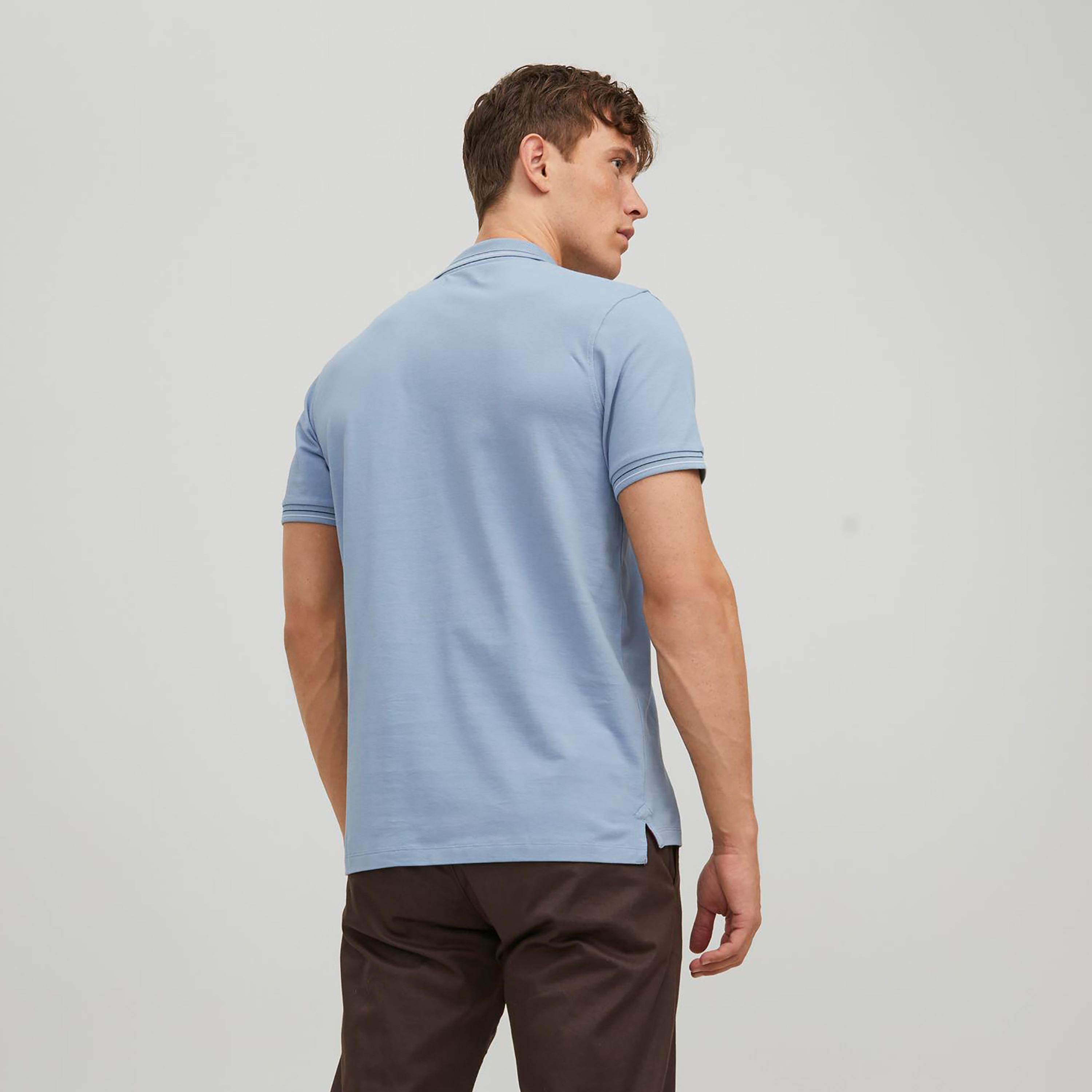 بولو تي شيرت من جاك آند جونز بأكمام قصيرة مع مطبوع-men-clothing-tshirtsandpolos-polos-image-4