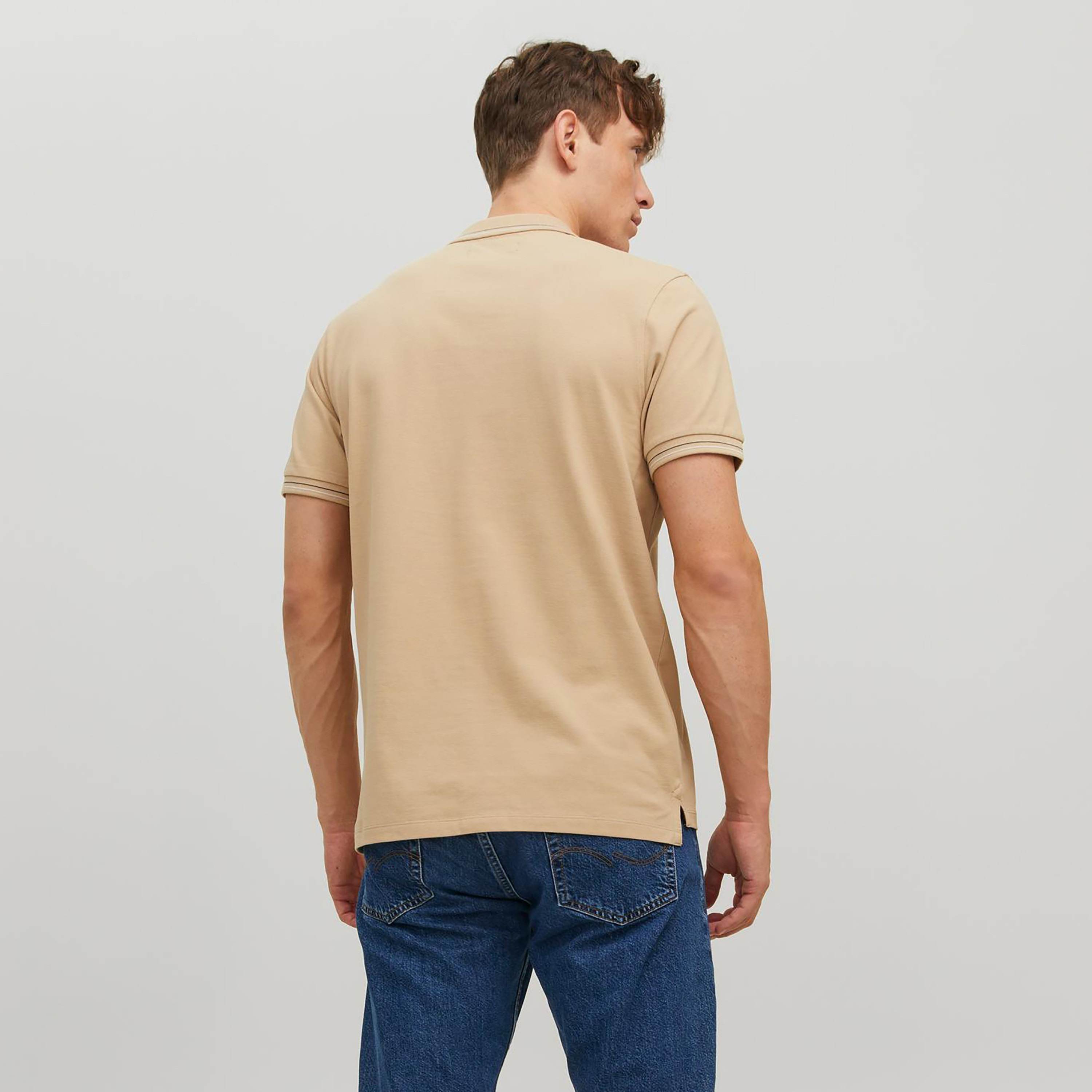 بولو تي شيرت من جاك آند جونز بأكمام قصيرة مع مطبوع-men-clothing-tshirtsandpolos-polos-image-4