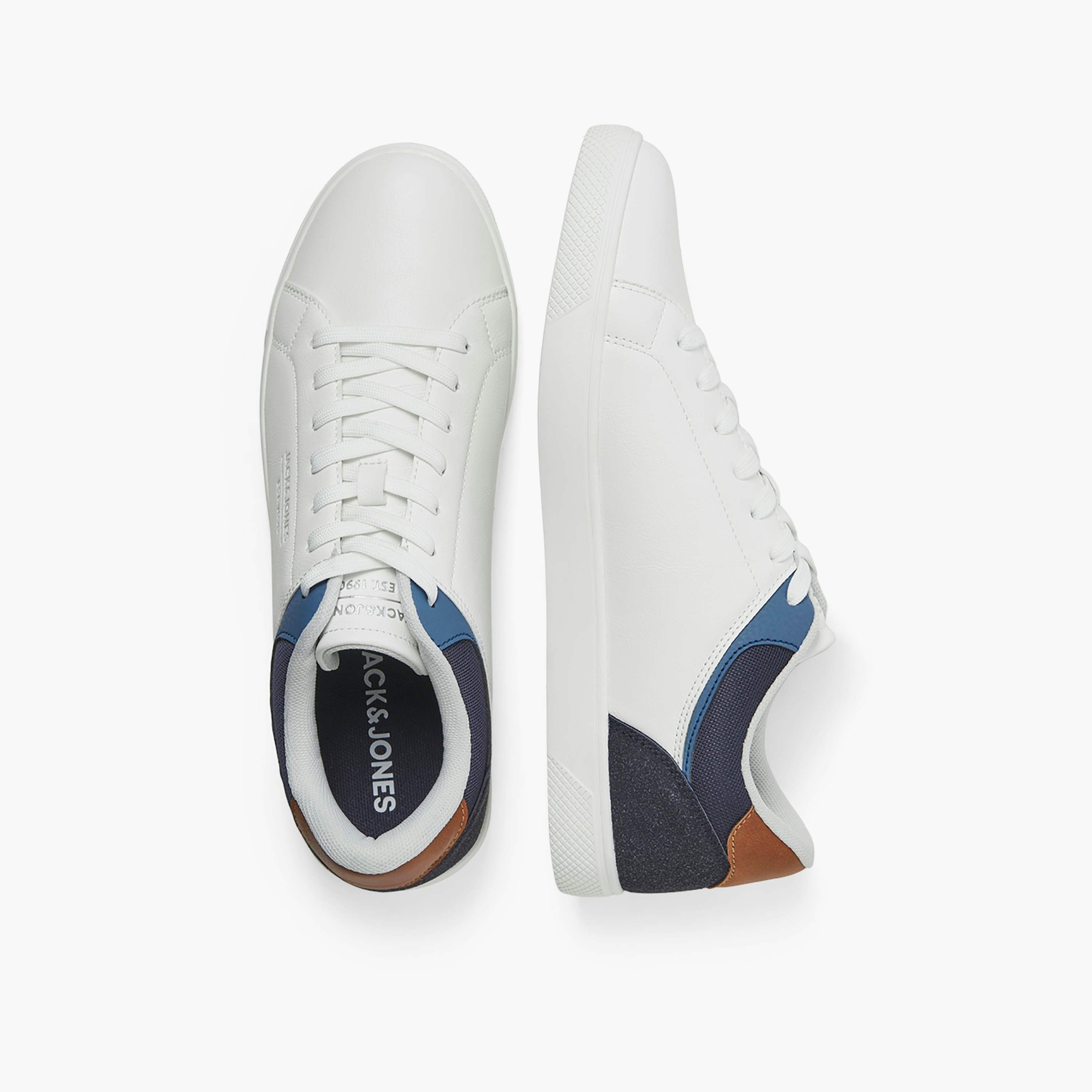 سنيكرز جاك آند جونز للرجال مع رباط برقبة منخفضة | 12229020-men-shoes-sneakers-image-3