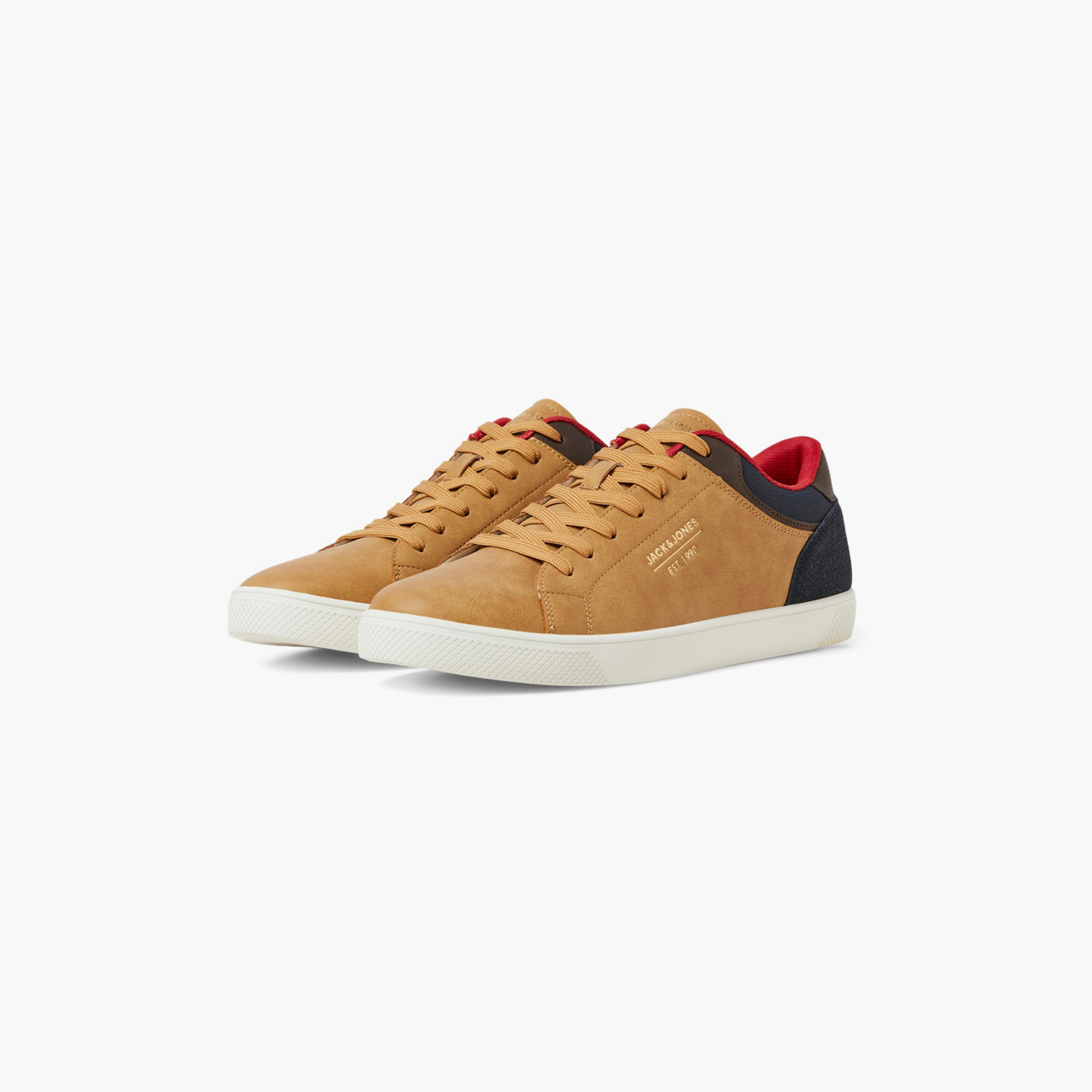 Jack & Jones Men's Lace-Up Low Top Sneakers | 12229020-men-shoes-sneakers-image-1
