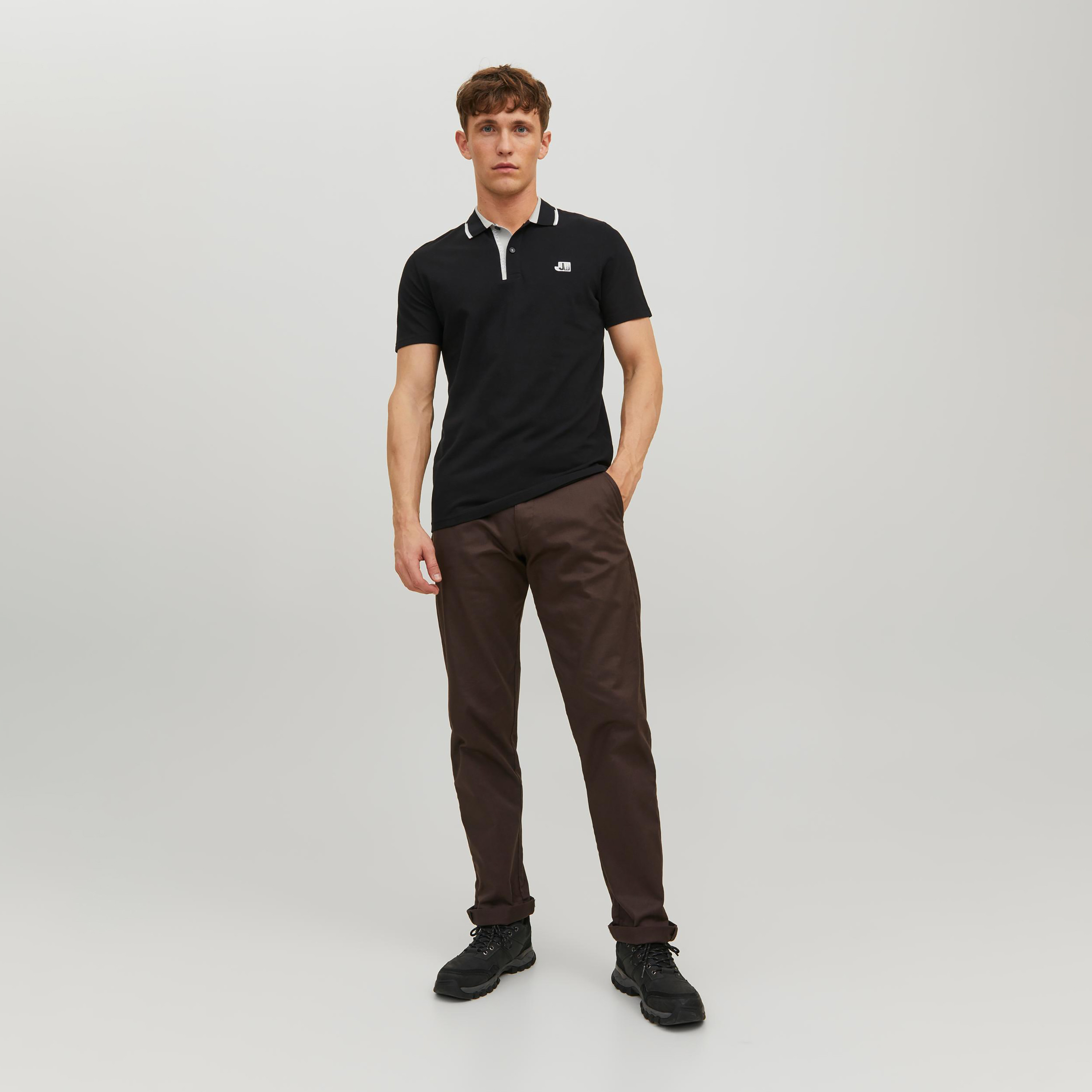 Jack & Jones Plain Short Sleeves Polo T-Shirt-men-clothing-tshirtsandpolos-polos-image-2