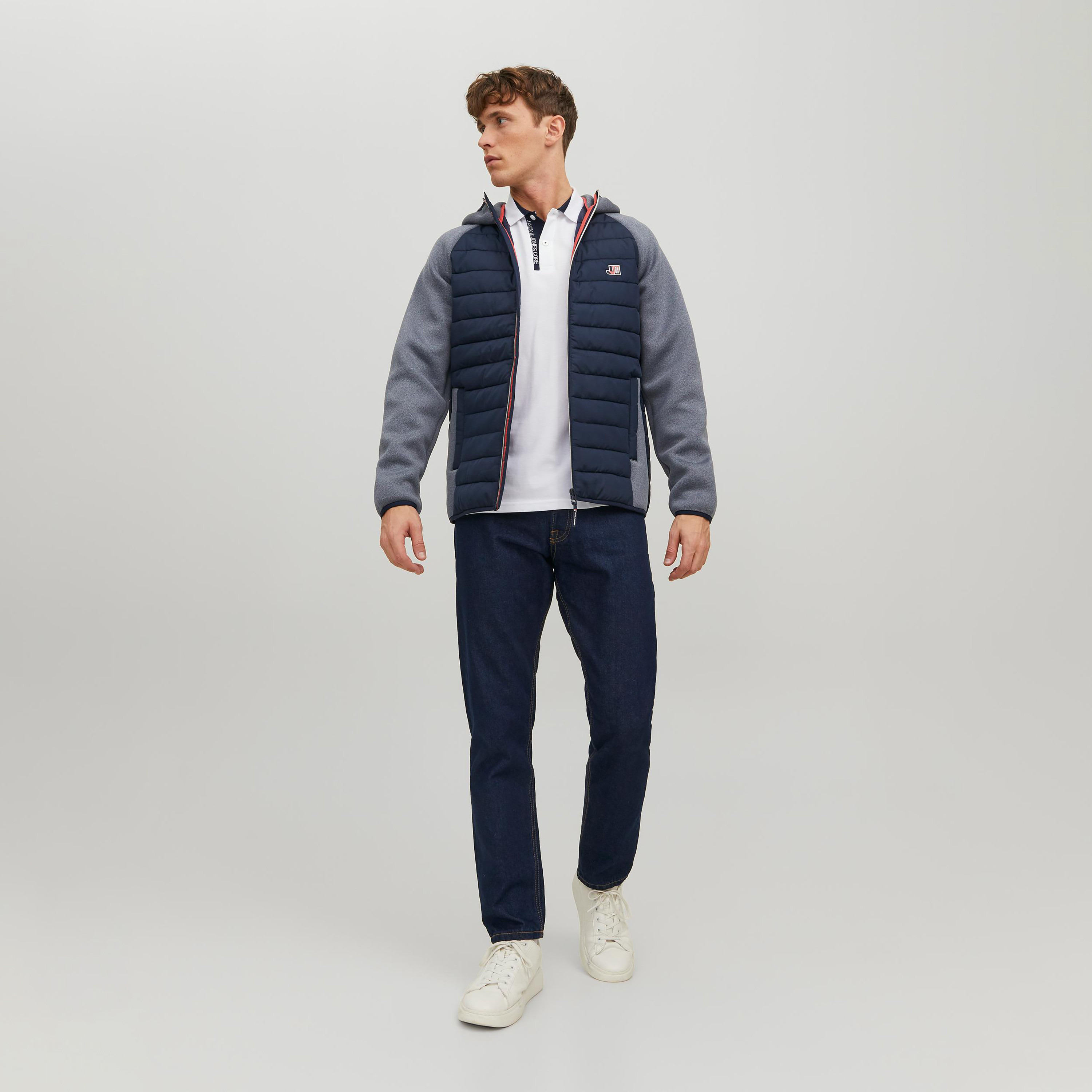 بولو تي شيرت من جاك آند جونز بأكمام قصيرة سادة-men-clothing-tshirtsandpolos-polos-image-12
