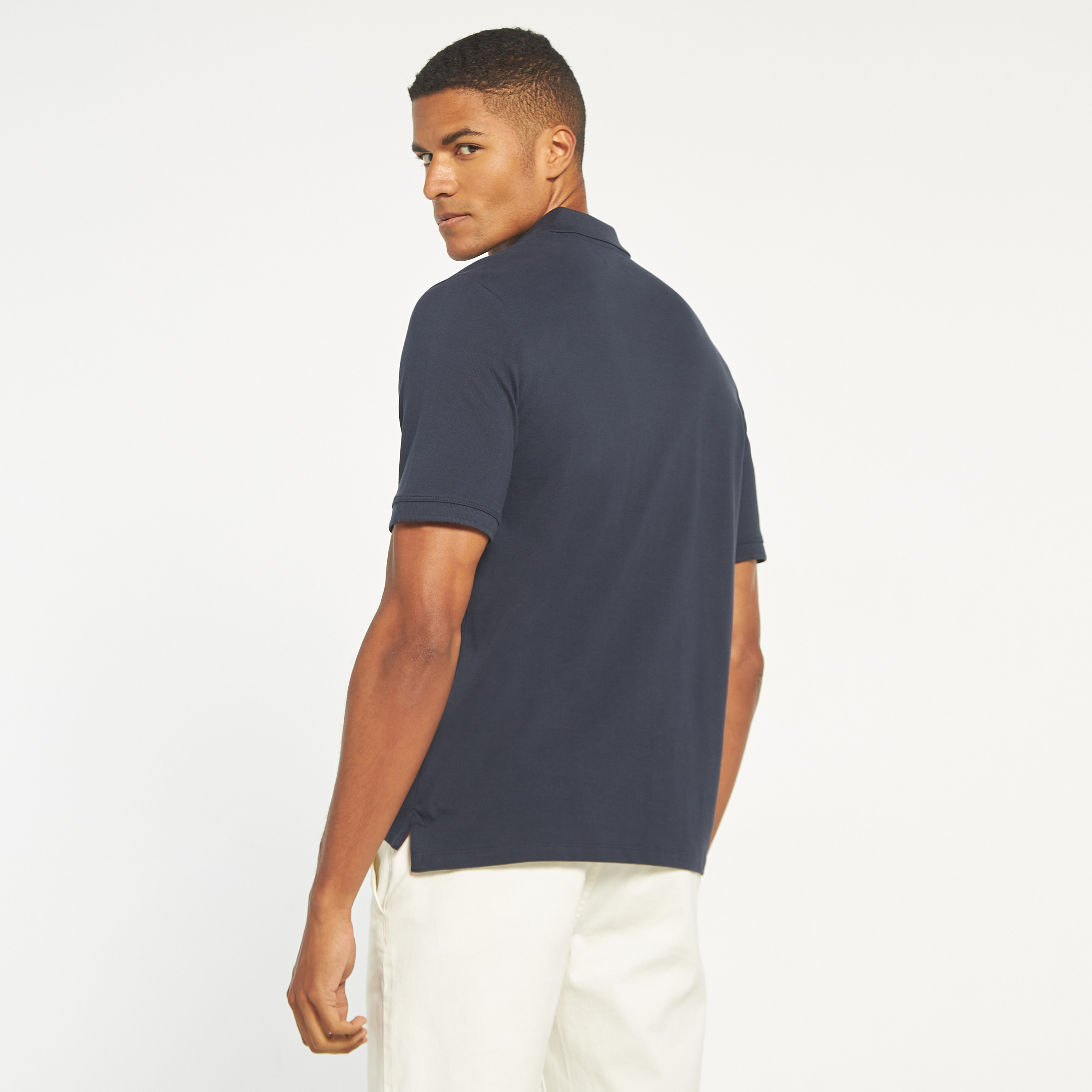 تي شيرت بولو سادة بأكمام قصيرة من جاك اند جونز-men-clothing-tshirtsandpolos-polos-image-3