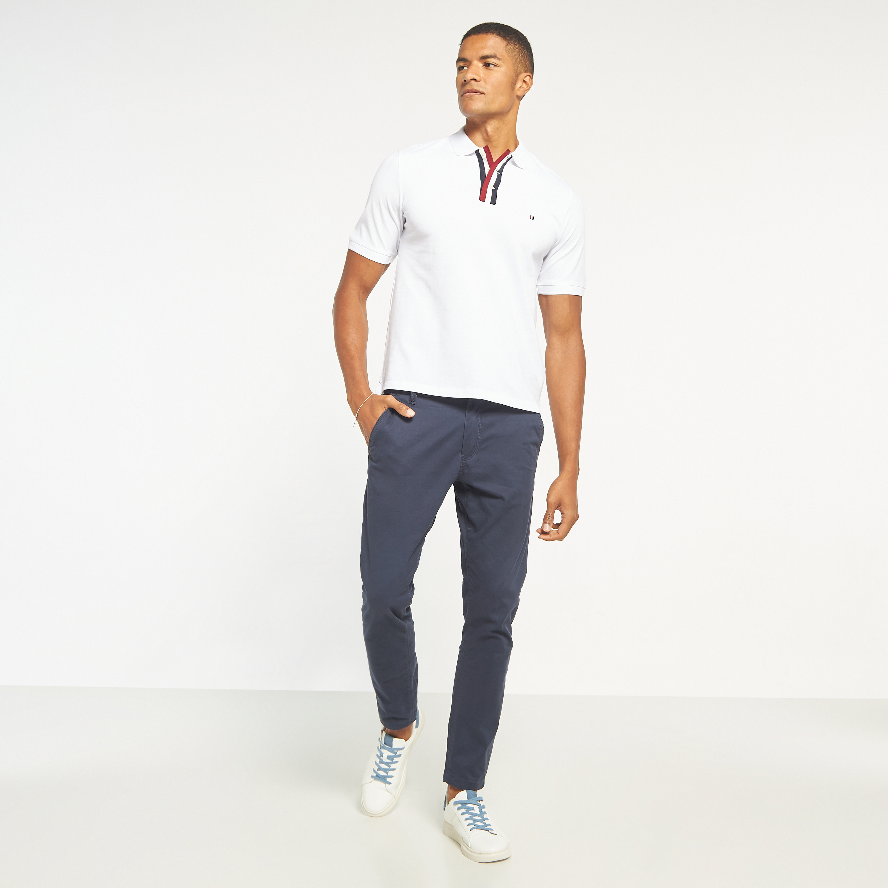 تي شيرت بولو سادة بأكمام قصيرة من جاك اند جونز-men-clothing-tshirtsandpolos-polos-image-6