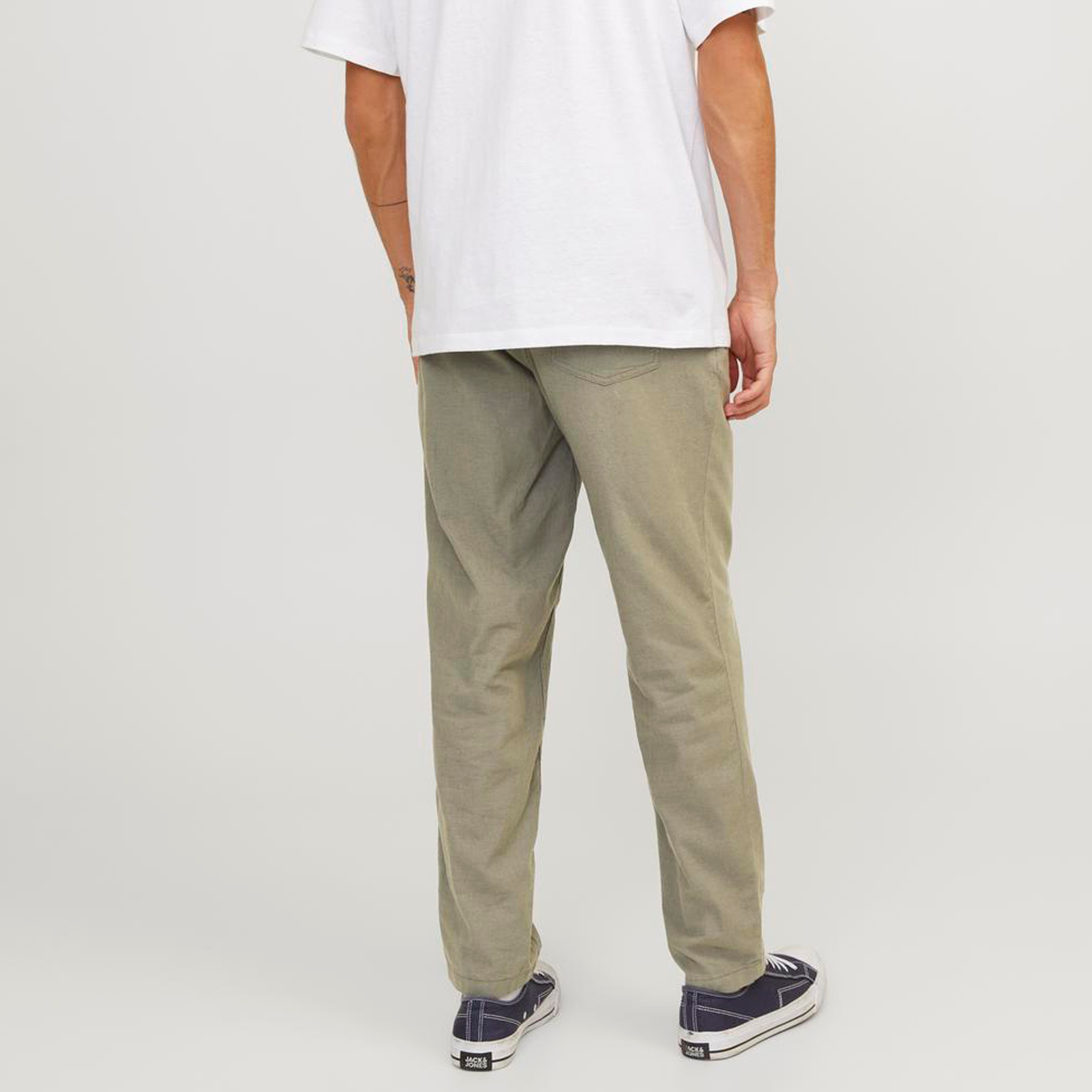 بنطلون رجالي من جاك آند جونز برباط مطاطي متوسط ​​الارتفاع-men-clothing-bottoms-trousersandchinos-trousers-image-5