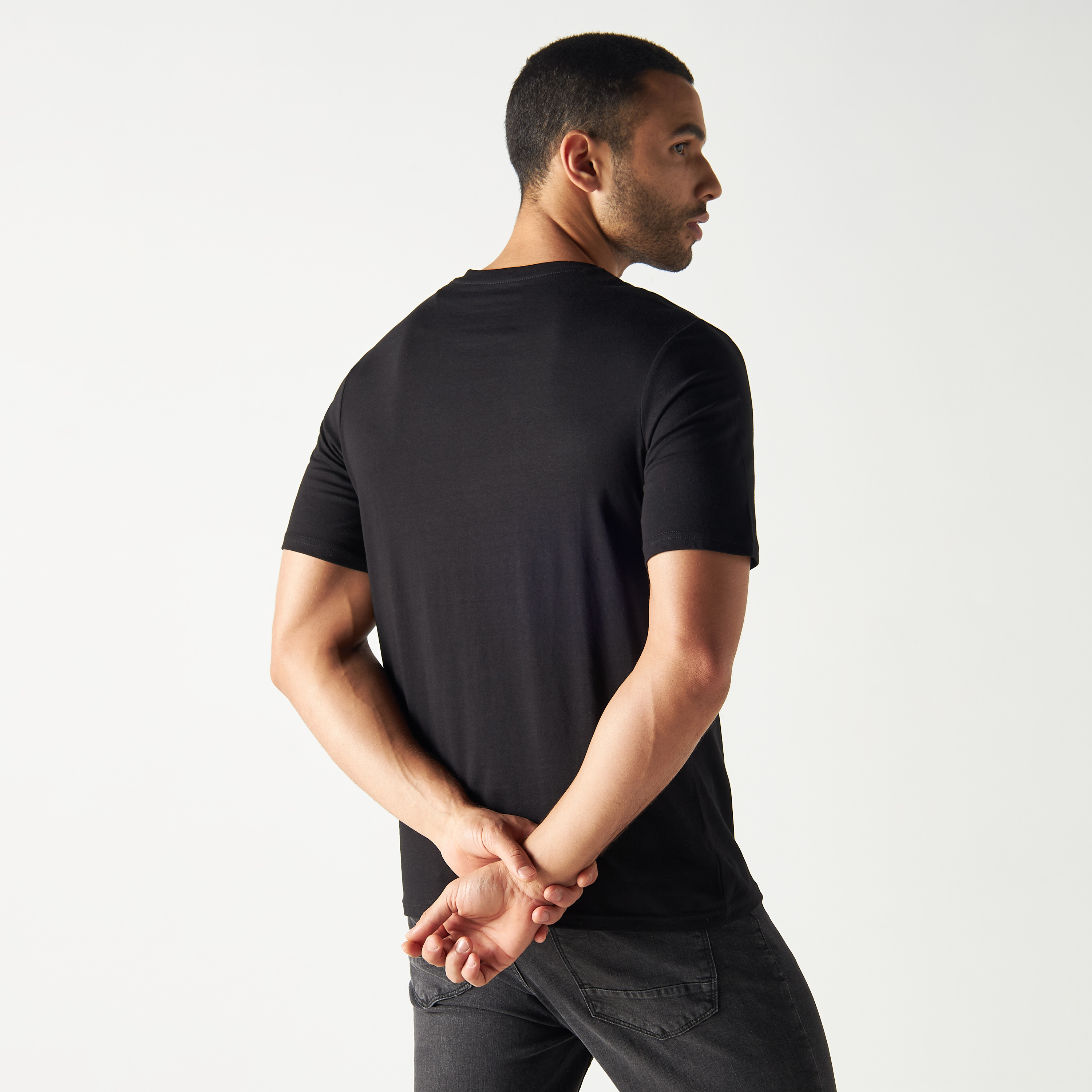 Jack & Jones Logo Crew Neck Short Sleeves T-Shirt-men-clothing-tshirtsandpolos-tshirts-image-3
