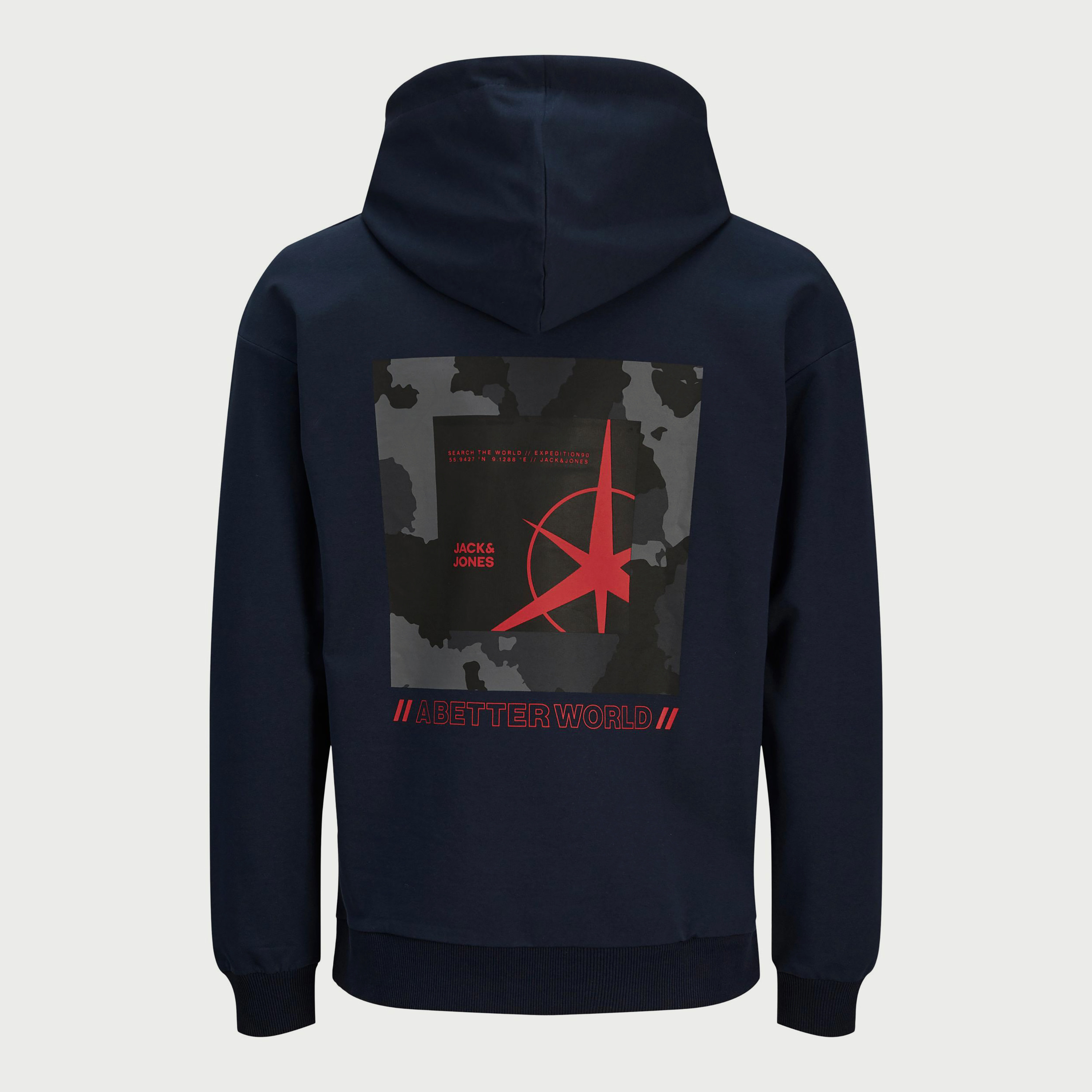 هودي من جاك آند جونز مطبوع بأكمام طويلة مع جيب كانغارو-men-winterwear-hoodiesandsweatshirts-image-7