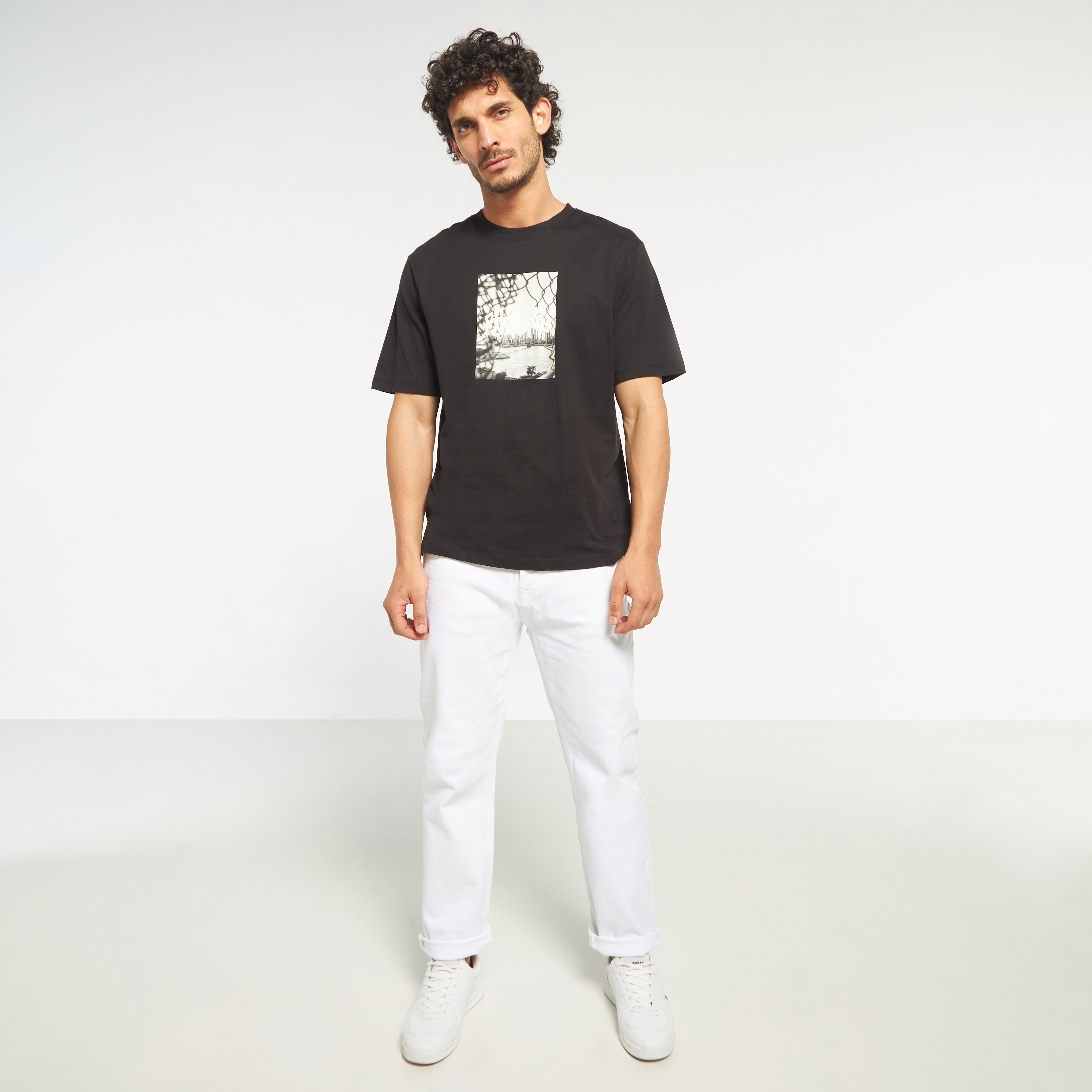 Jack & Jones Printed Crew Neck Short Sleeves T-Shirt-men-clothing-tshirtsandpolos-tshirts-image-2