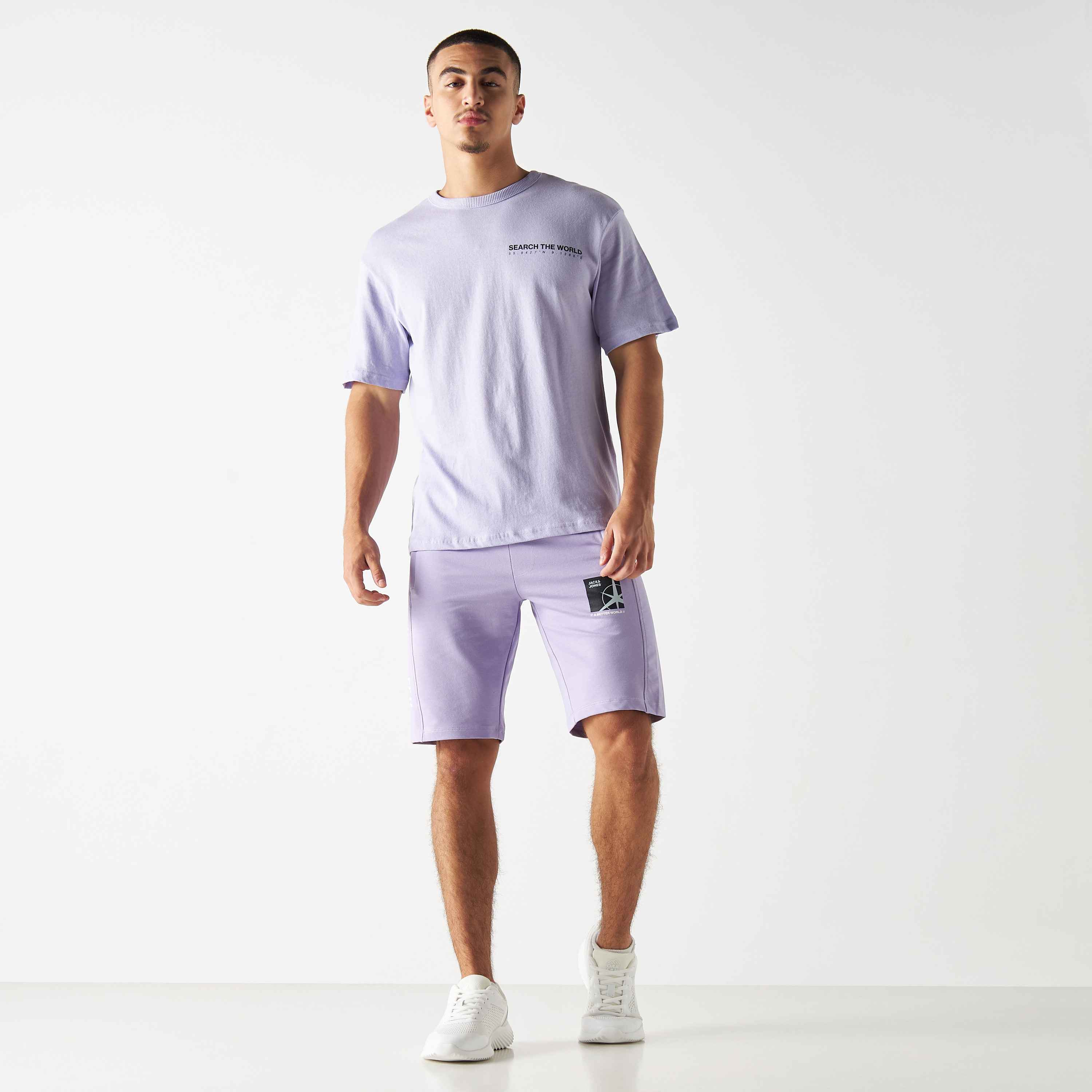 Jack & Jones Logo Low-Rise Drawstring Shorts-men-clothing-bottoms-shorts-image-2