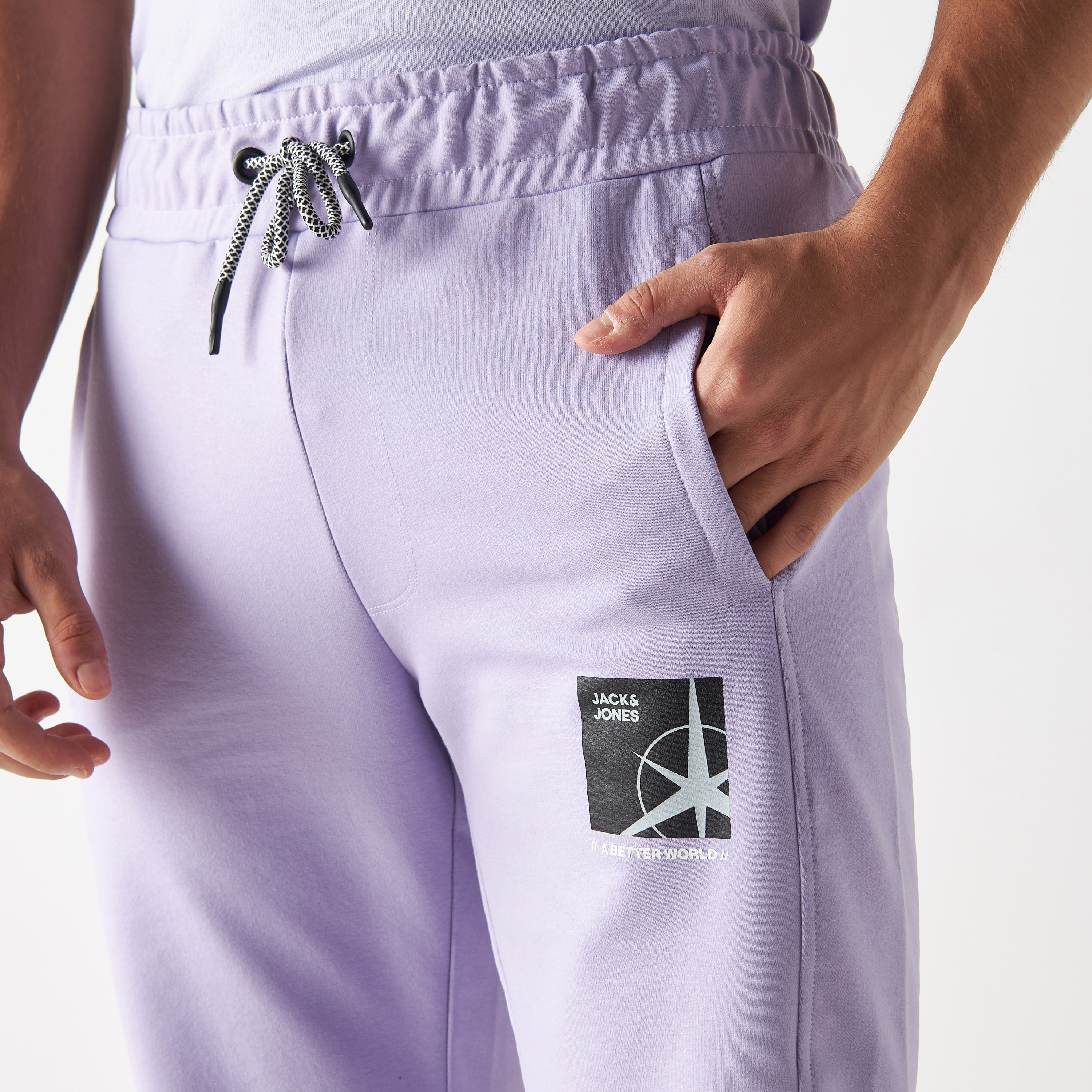 Jack & Jones Logo Low-Rise Drawstring Shorts-men-clothing-bottoms-shorts-image-4