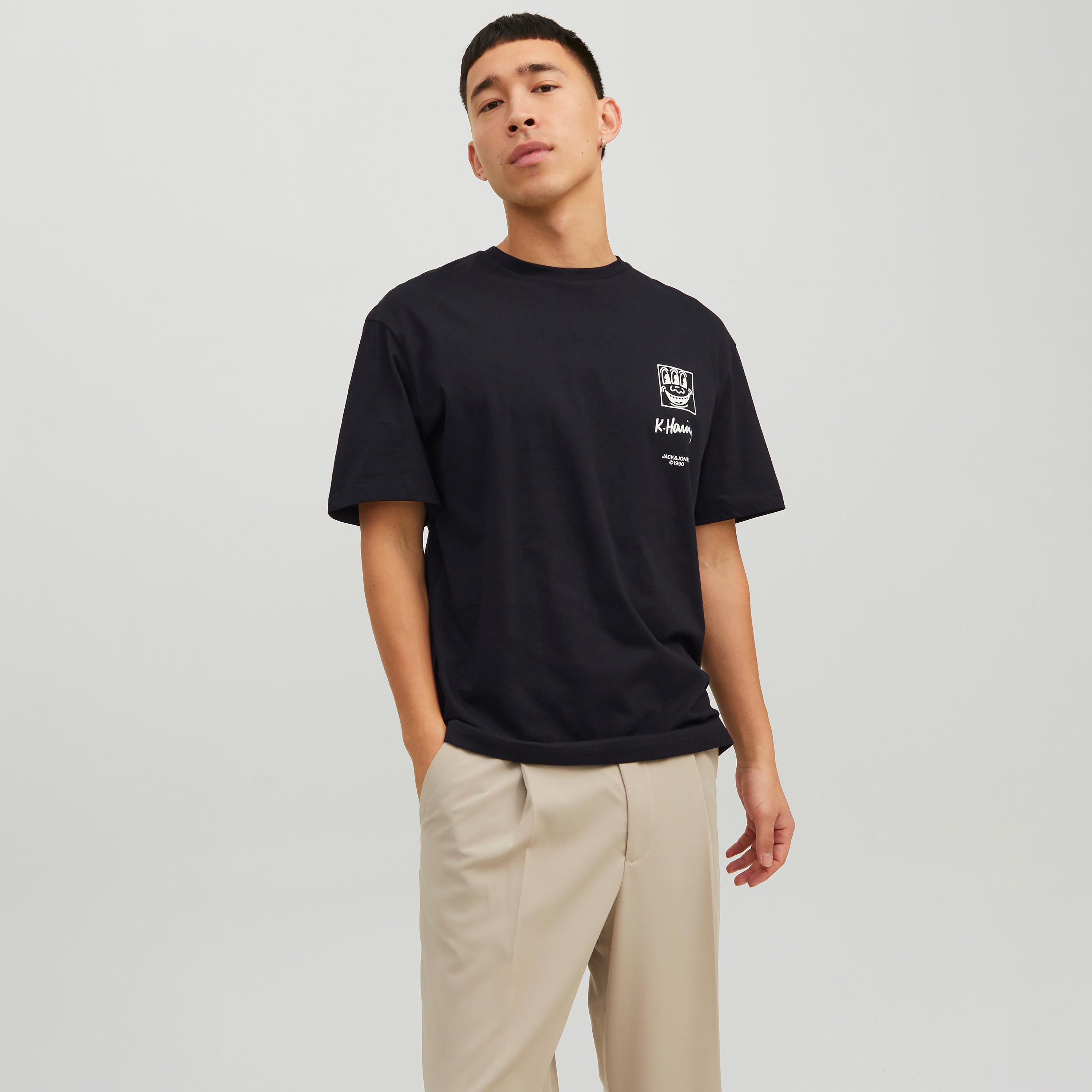 Jack & Jones Printed Crew Neck Short Sleeves T-Shirt-CP_BESTPRICE_EXCLUSION-image-1