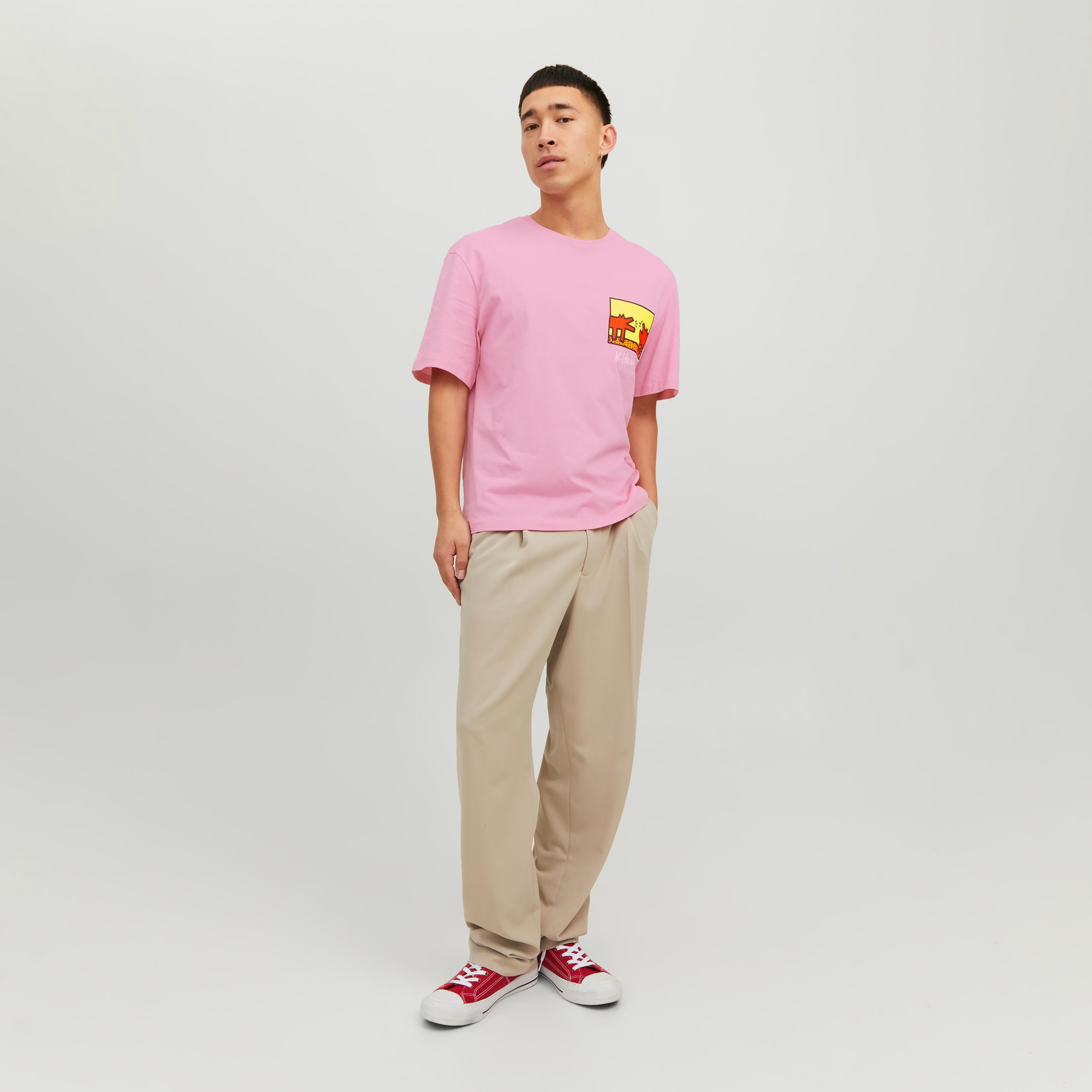 تي شيرت مطبوعة بأكمام قصيرة ورقبة مستديرة  من جاك اند جونز-men-clothing-tshirtsandpolos-tshirts-image-10