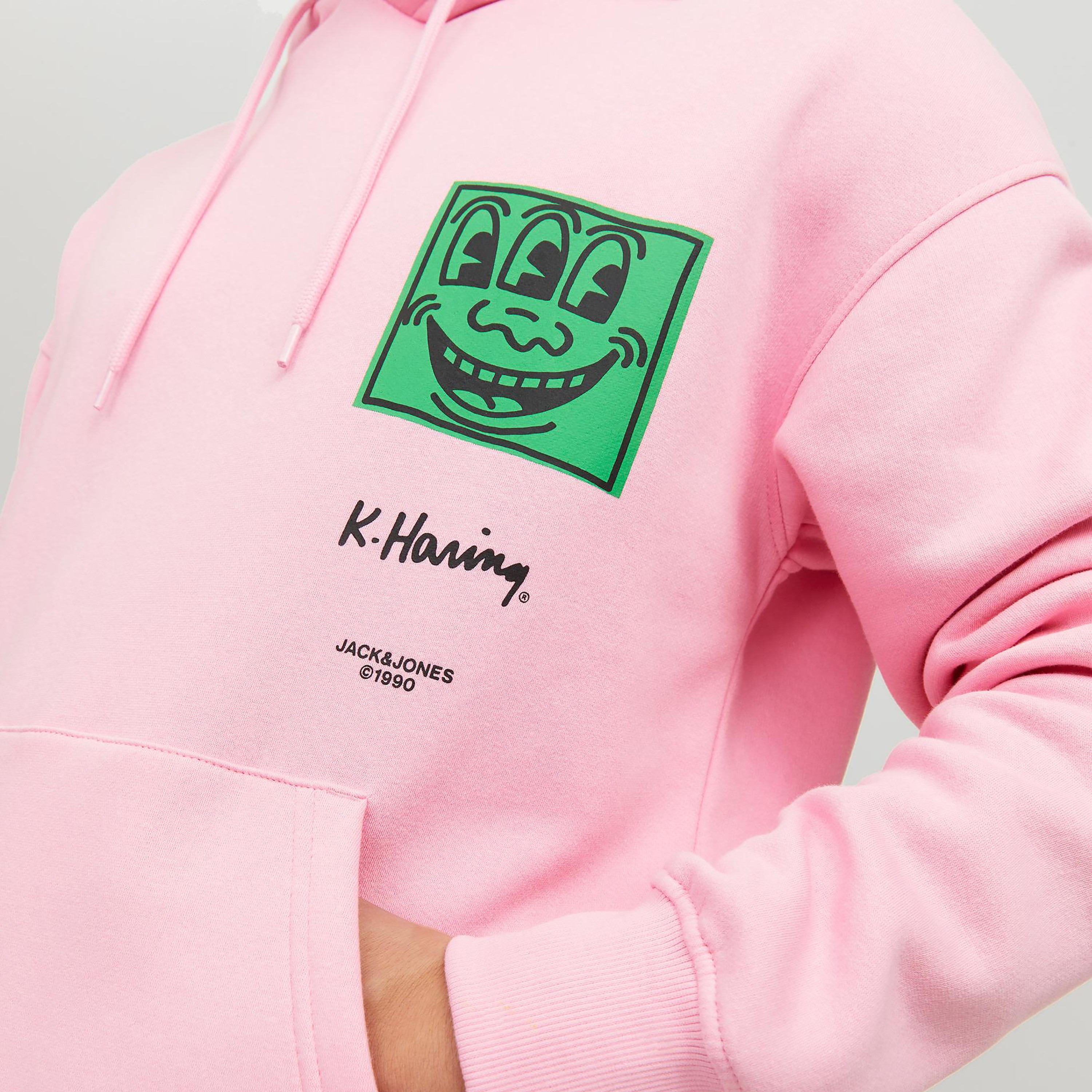 Jack & Jones Printed Long Sleeves Hoodie with Kangaroo Pocket-men-winterwear-hoodiesandsweatshirts-image-3