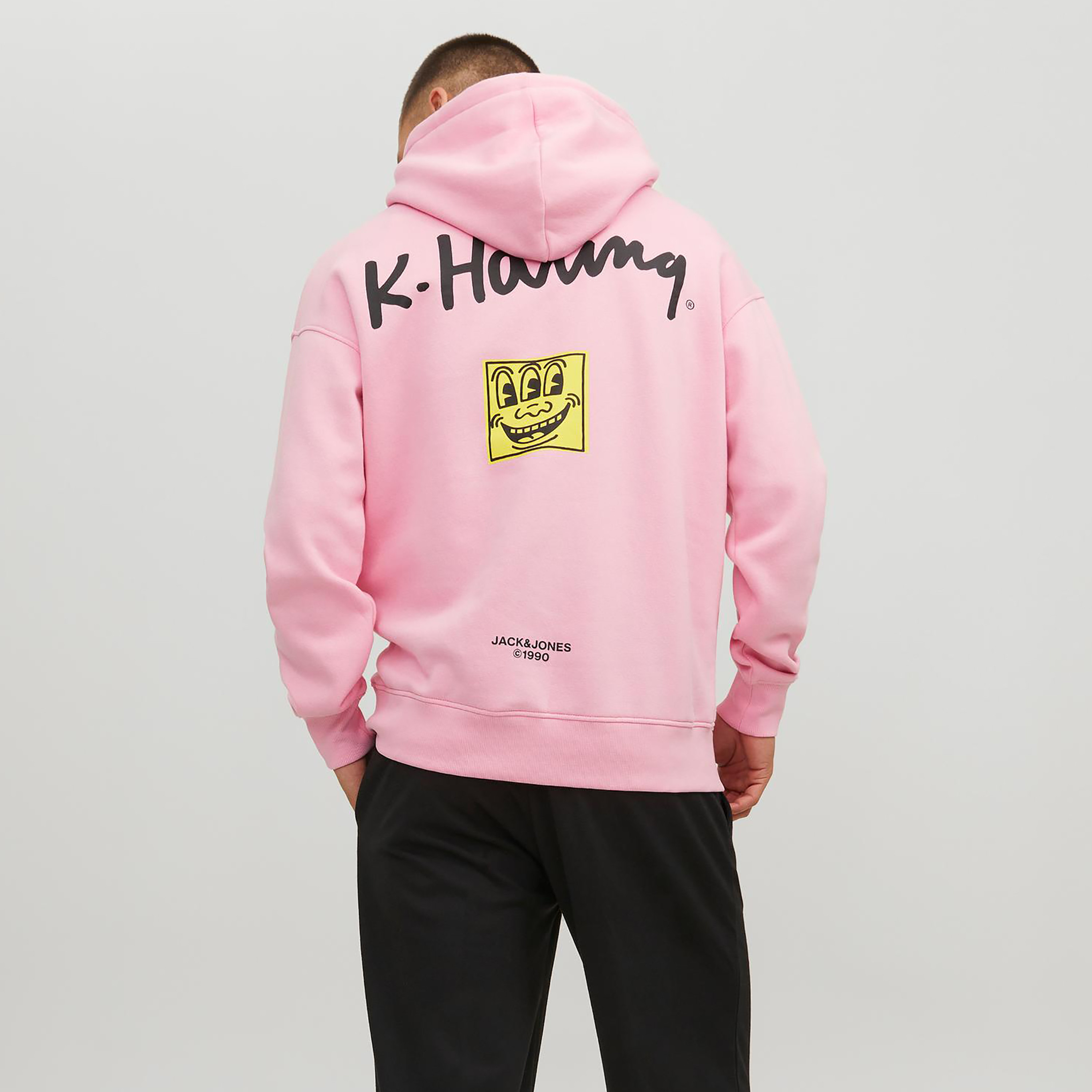 Jack & Jones Printed Long Sleeves Hoodie with Kangaroo Pocket-men-winterwear-hoodiesandsweatshirts-image-4