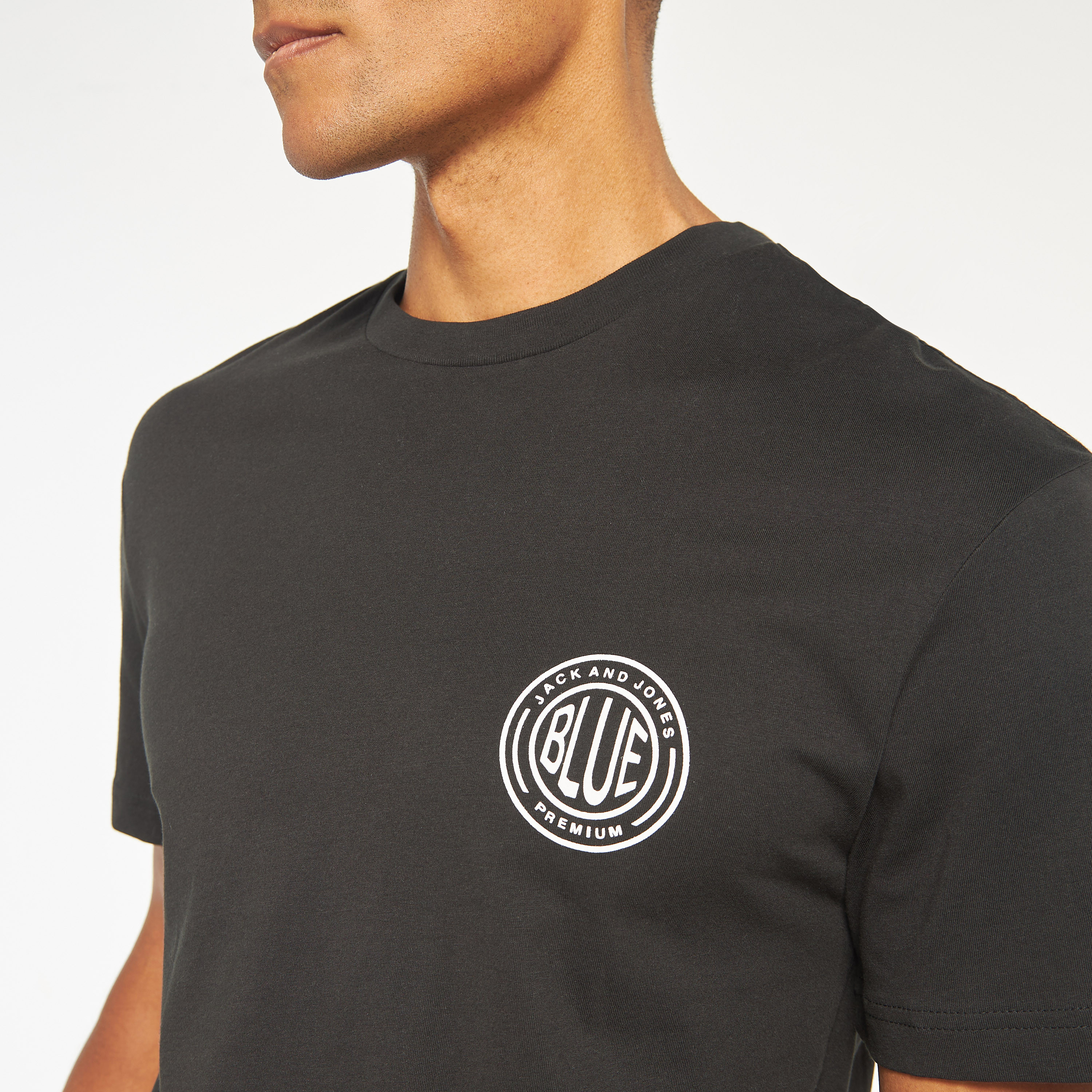 Jack & Jones Logo Crew Neck Short Sleeves T-Shirt-men-clothing-tshirtsandpolos-tshirts-image-4